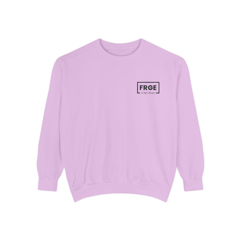 FRGE STREETWEAR - Unisex Garment-Dyed Sweatshirt Printify Sweatshirt