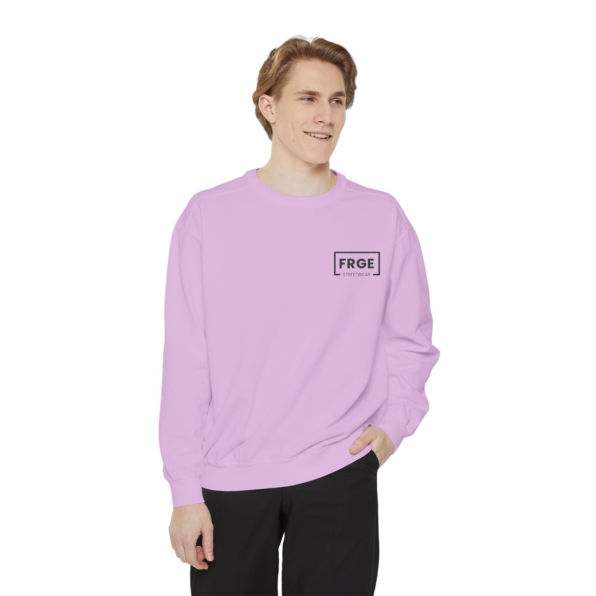 FRGE STREETWEAR - Unisex Garment-Dyed Sweatshirt Printify Sweatshirt