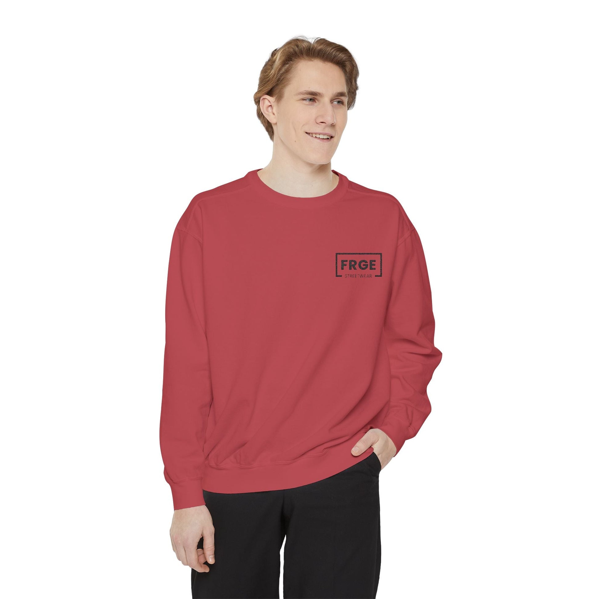 FRGE STREETWEAR - Unisex Garment-Dyed Sweatshirt Printify Sweatshirt