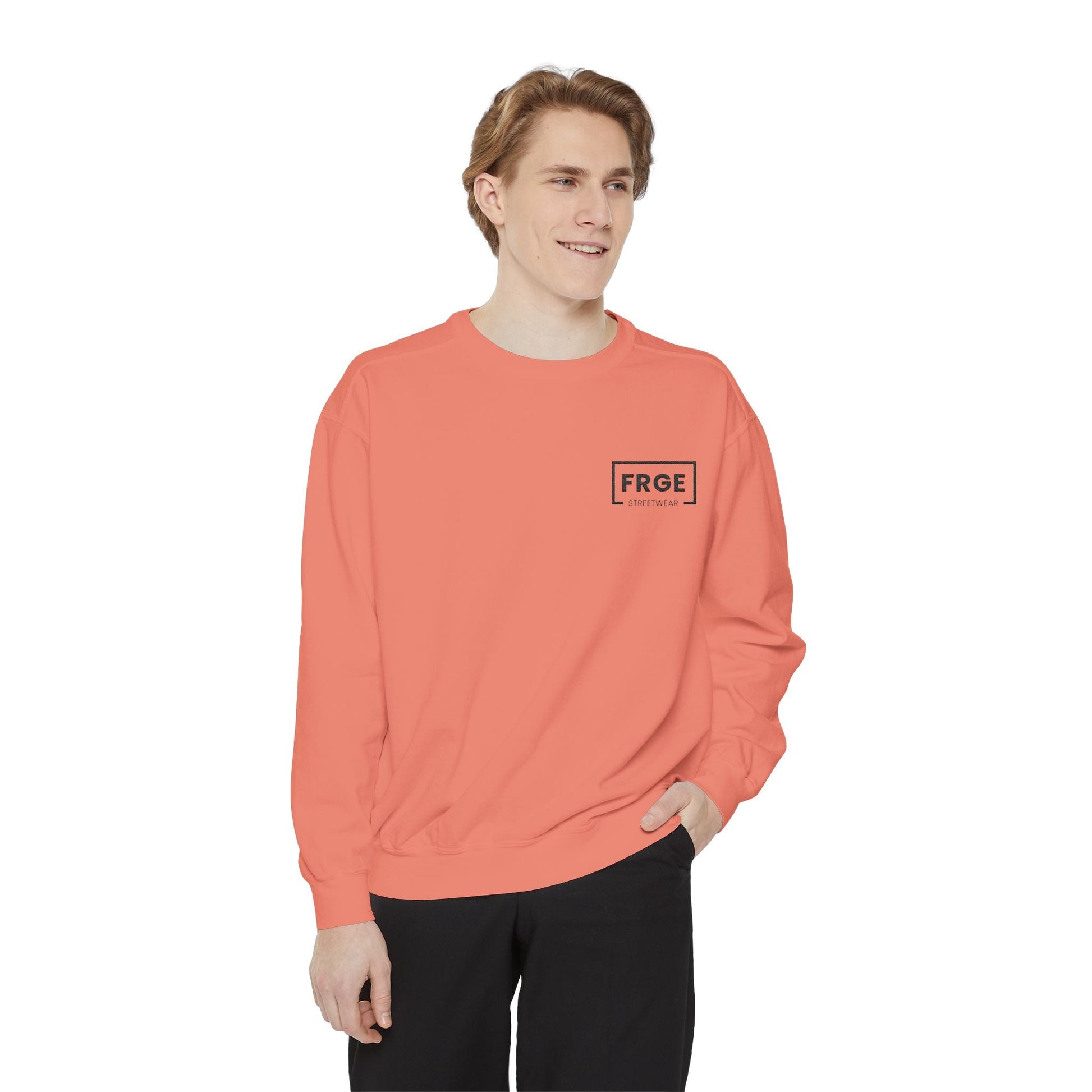 FRGE STREETWEAR - Unisex Garment-Dyed Sweatshirt Printify Sweatshirt
