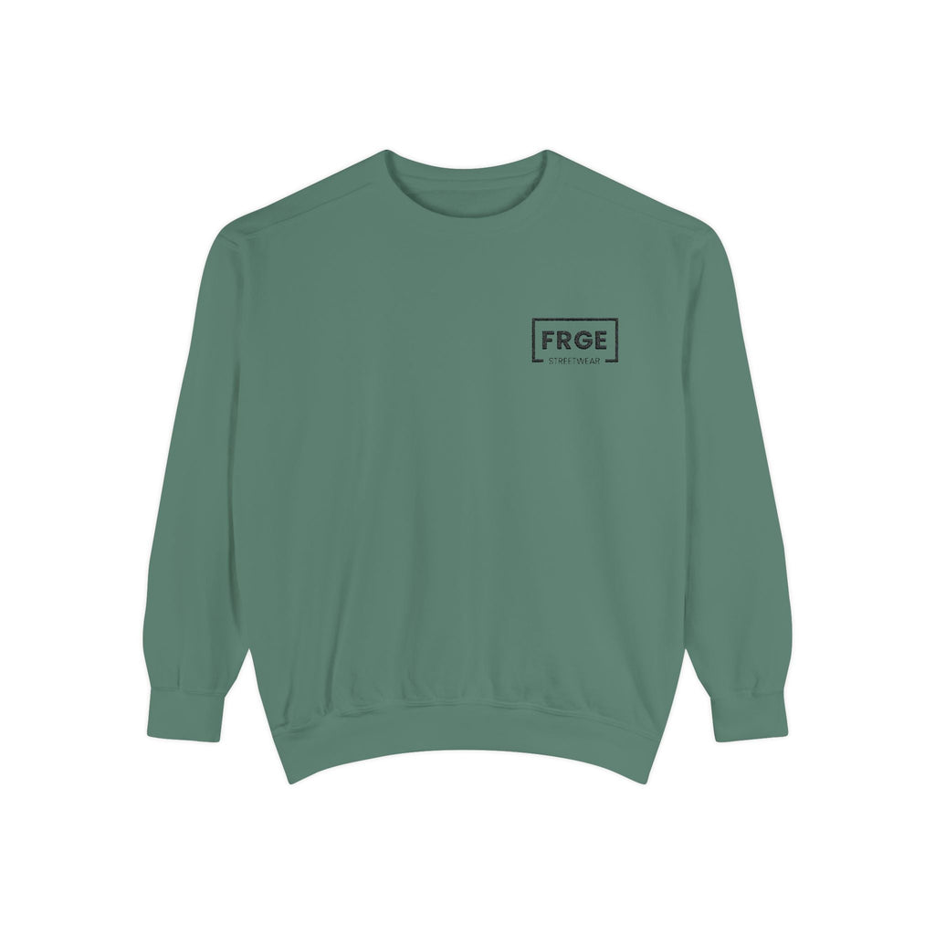 FRGE STREETWEAR - Unisex Garment-Dyed Sweatshirt Printify Sweatshirt