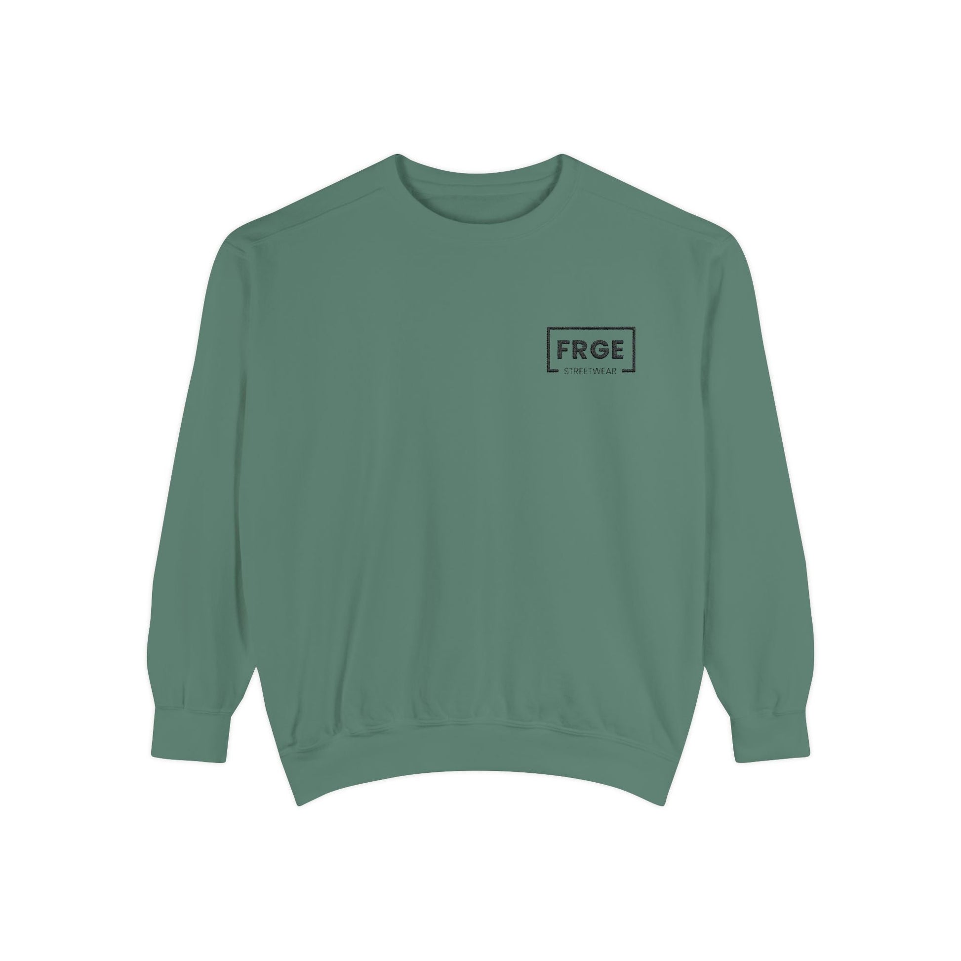 FRGE STREETWEAR - Unisex Garment-Dyed Sweatshirt Printify Sweatshirt