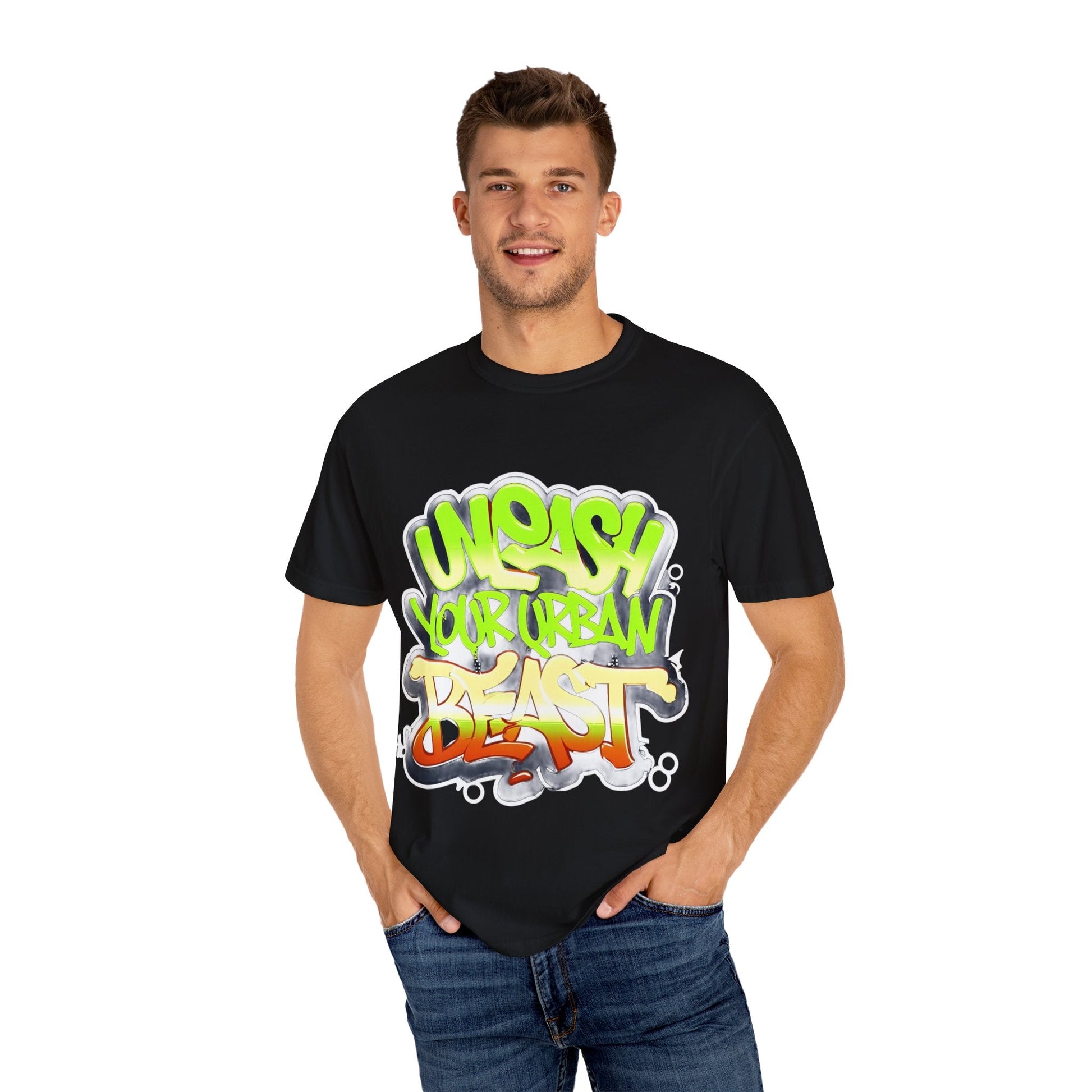 Urban Style Garment-Dyed T-shirt featuring FRGE Design Printify T-Shirt