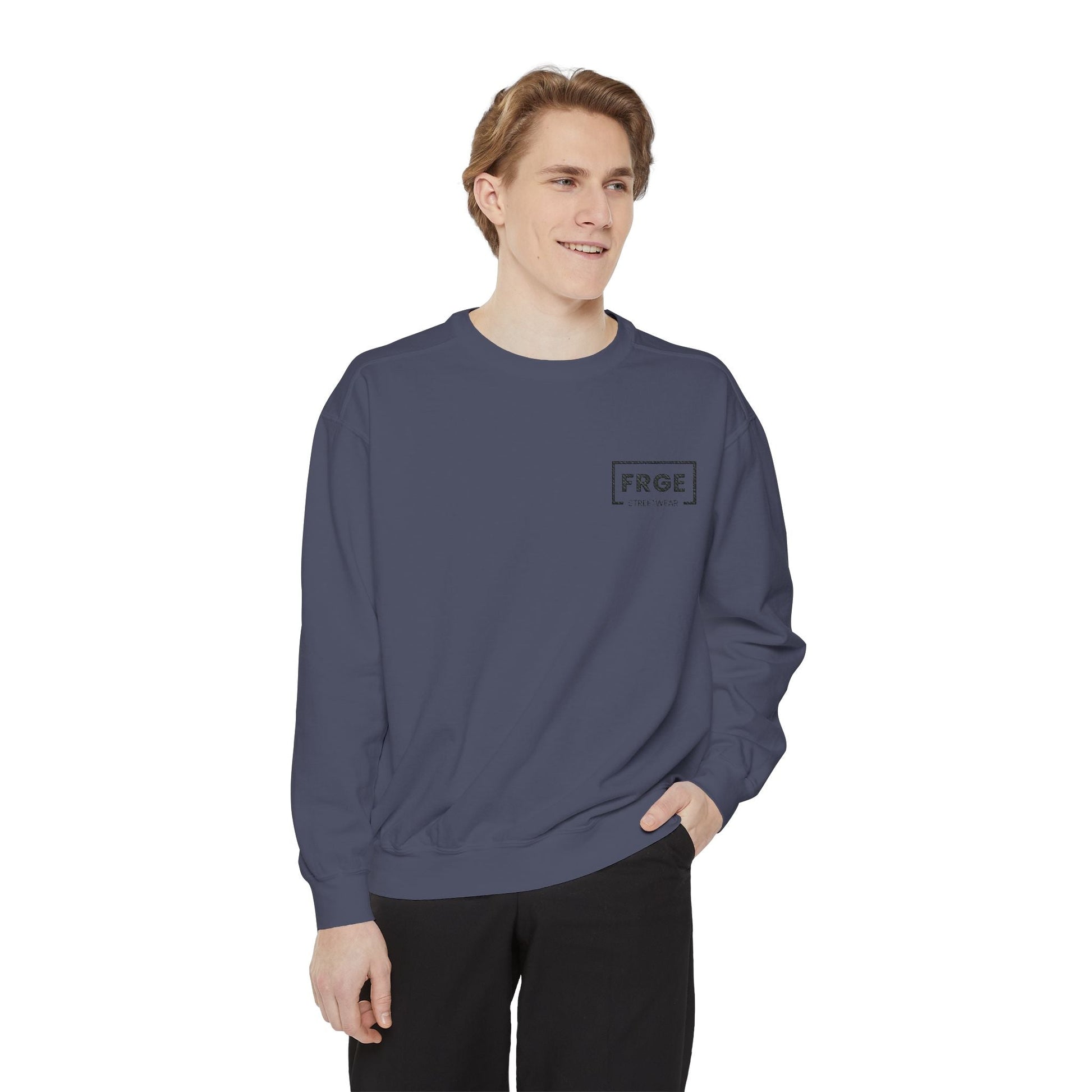 FRGE STREETWEAR - Unisex Garment-Dyed Sweatshirt Printify Sweatshirt
