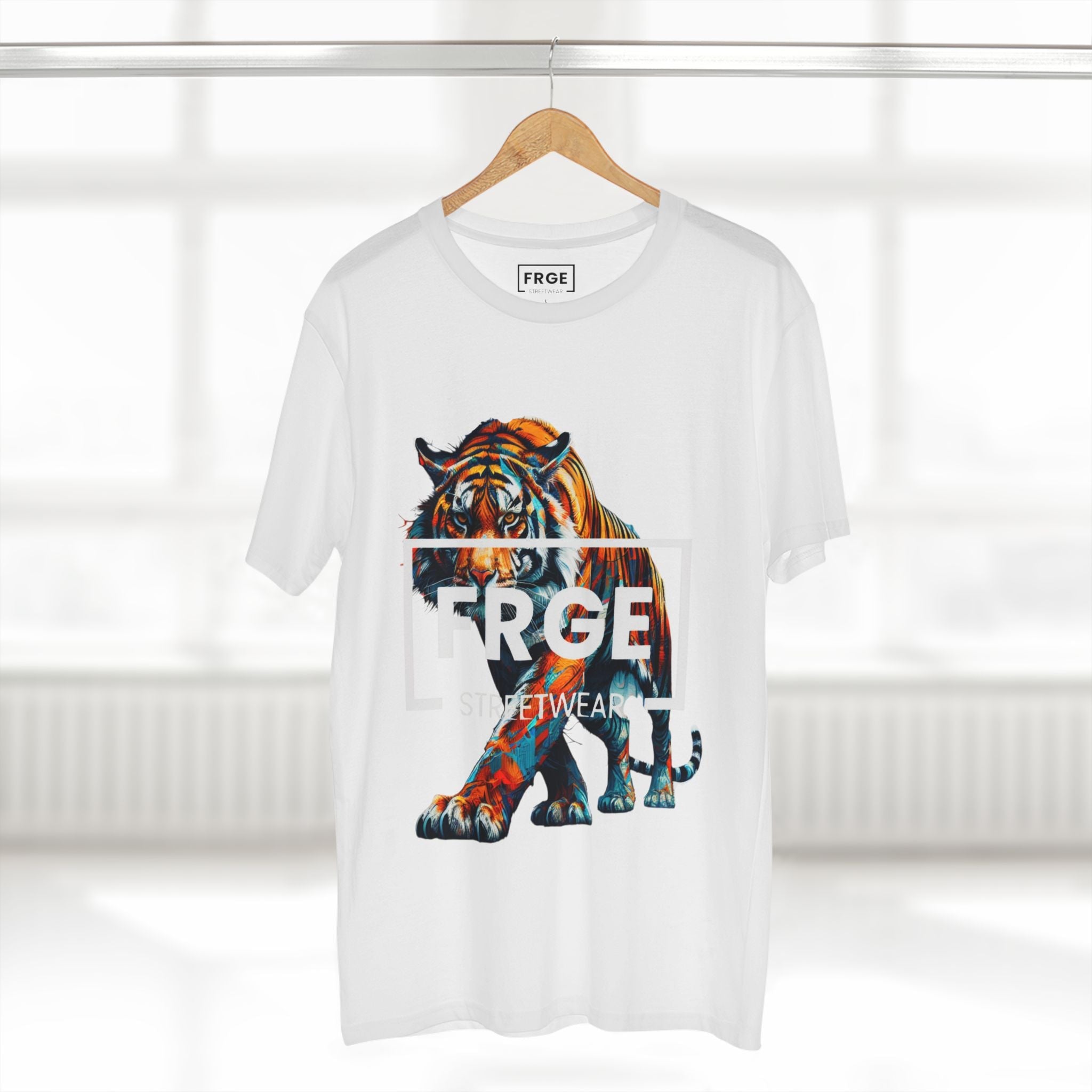 Tee FRGE Streetwear Tiger Shirt Printify T-Shirt