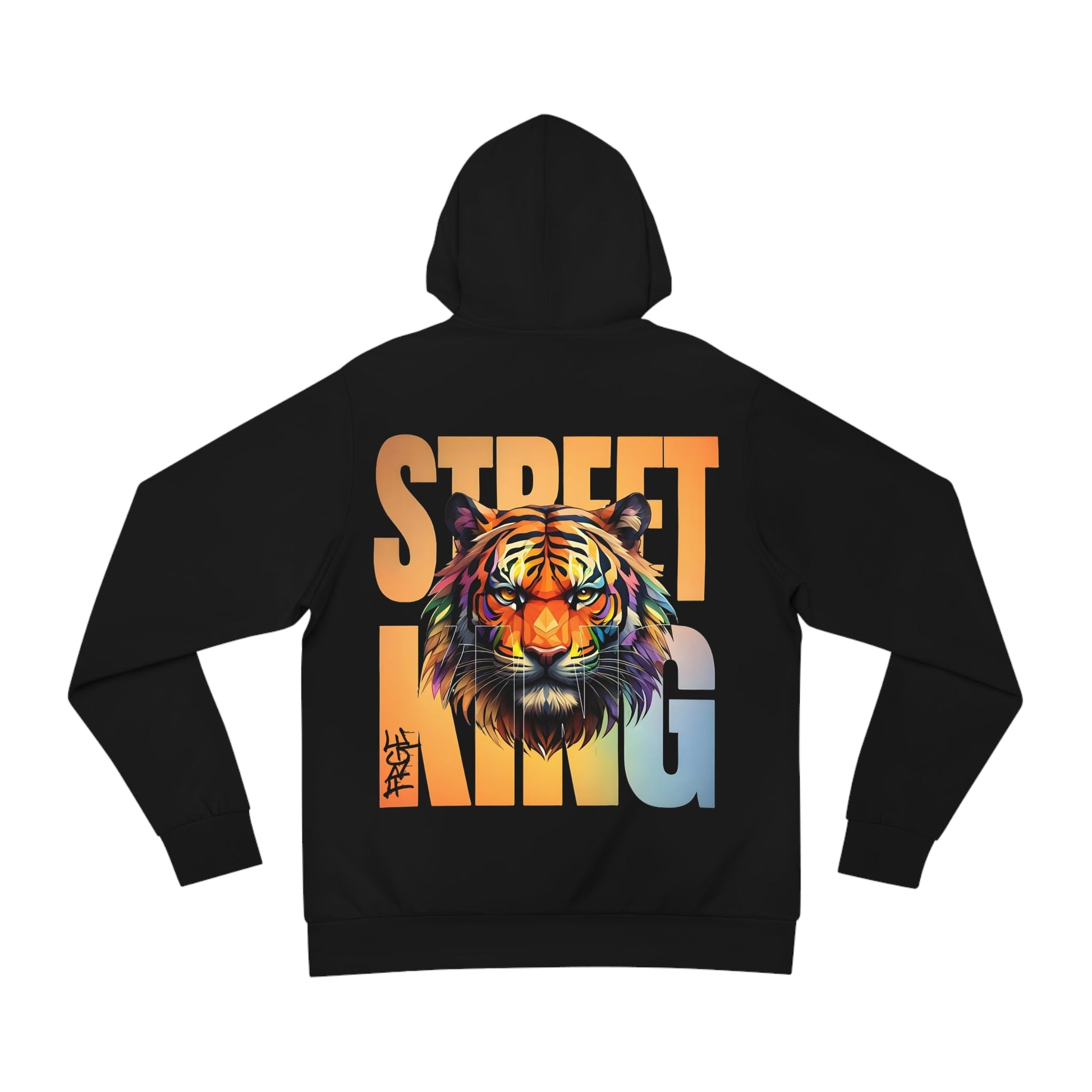 Street King Graphic Hoodie - Bold Tiger Design for Trendsetters FRGE All Over Prints