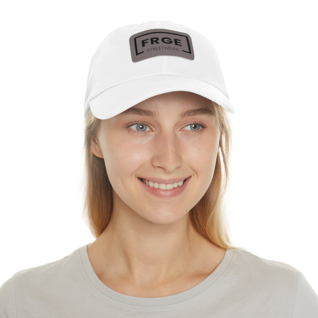 FRGE SPORTSWEAR - Dad Hat with Leather Patch (Rectangle) Printify Hats