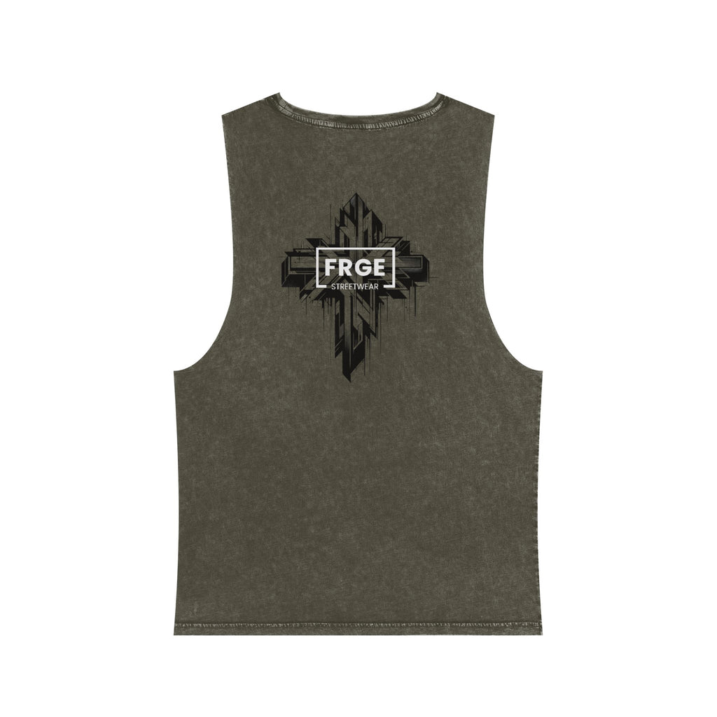 Tank Top FRGE Streetwear Unisex Stonewash Printify Tank Top
