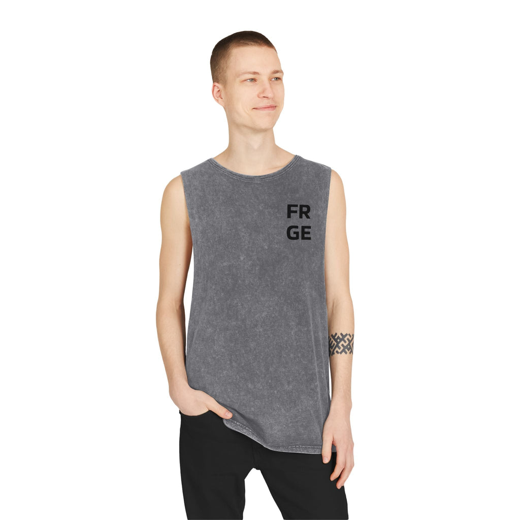 Tank Top FRGE Streetwear Unisex Stonewash Printify Tank Top