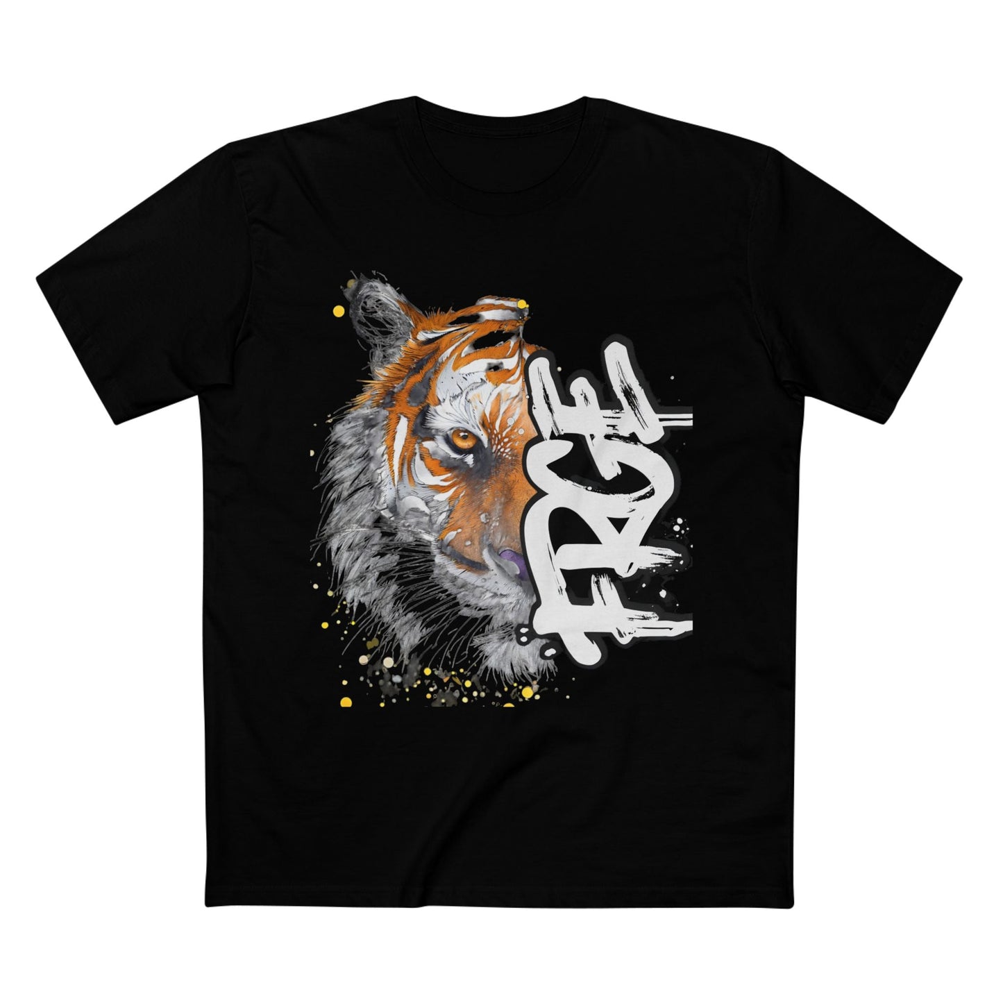 Tiger Staple Tee - FRGE Half Face Design FRGE T-Shirt