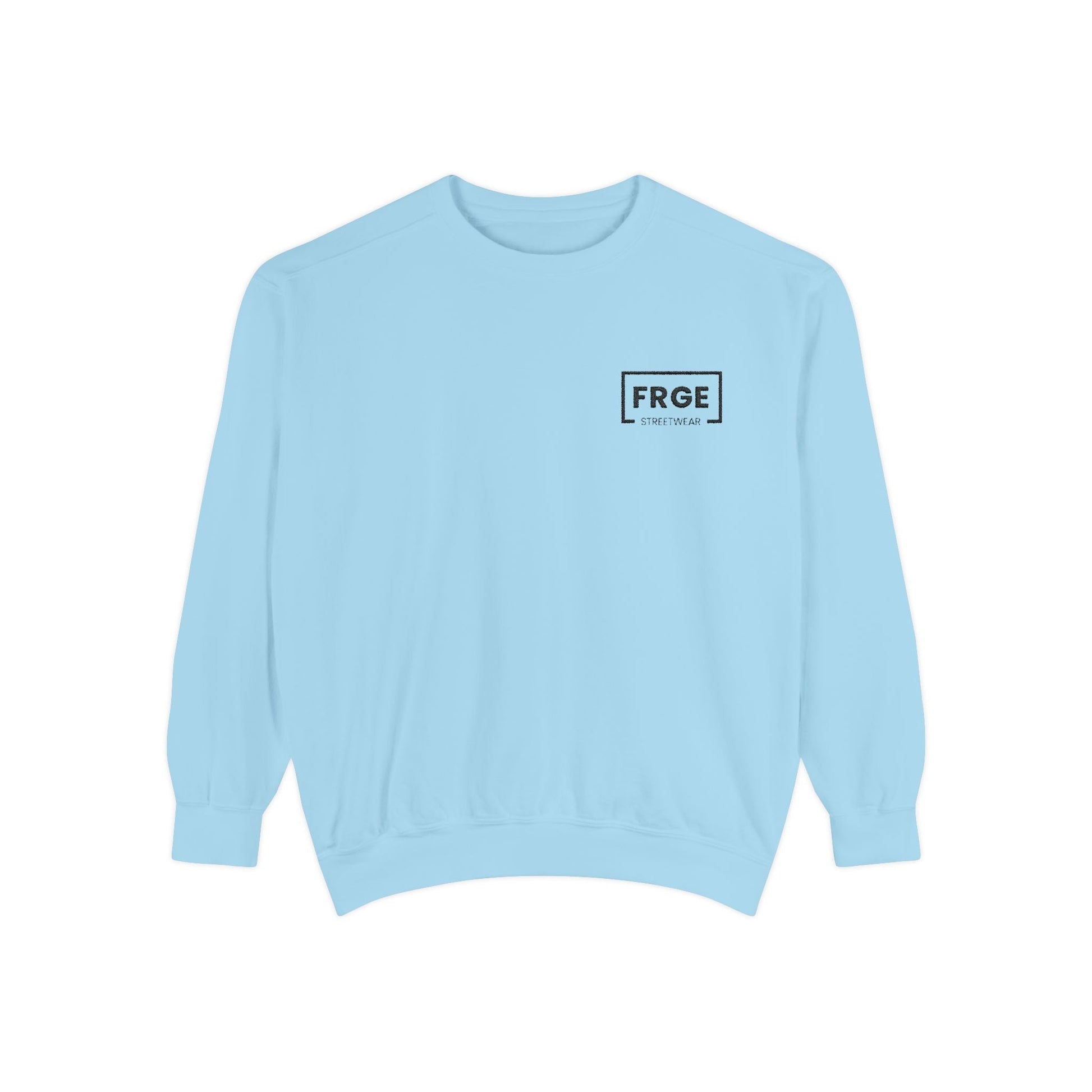 FRGE STREETWEAR - Unisex Garment-Dyed Sweatshirt Printify Sweatshirt