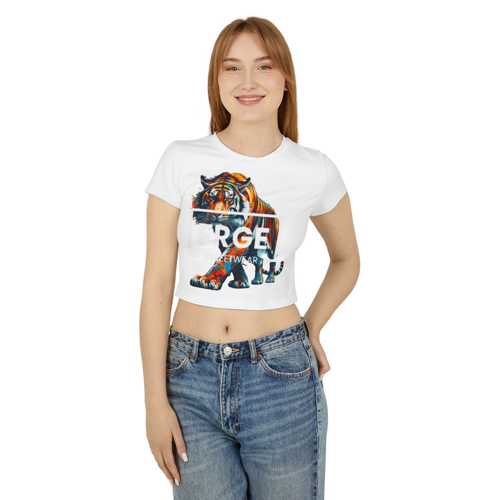 Baby Tee - FRGE Streetwear Graffiti Tiger Shirt for Women FRGE T-Shirt