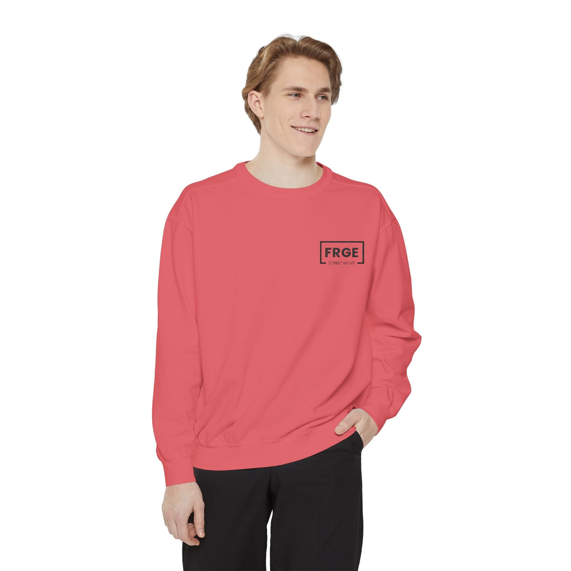 FRGE STREETWEAR - Unisex Garment-Dyed Sweatshirt Printify Sweatshirt