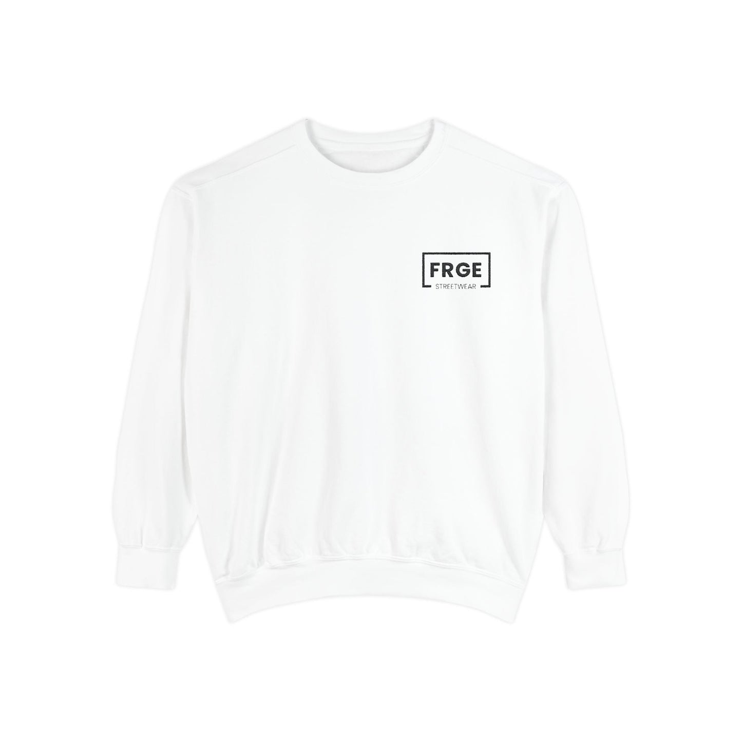 FRGE STREETWEAR - Unisex Garment-Dyed Sweatshirt Printify Sweatshirt