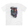 Vibrant Tiger Graphic Tee | Unique Adult Staple T-Shirt for Animal Lovers FRGE T-Shirt