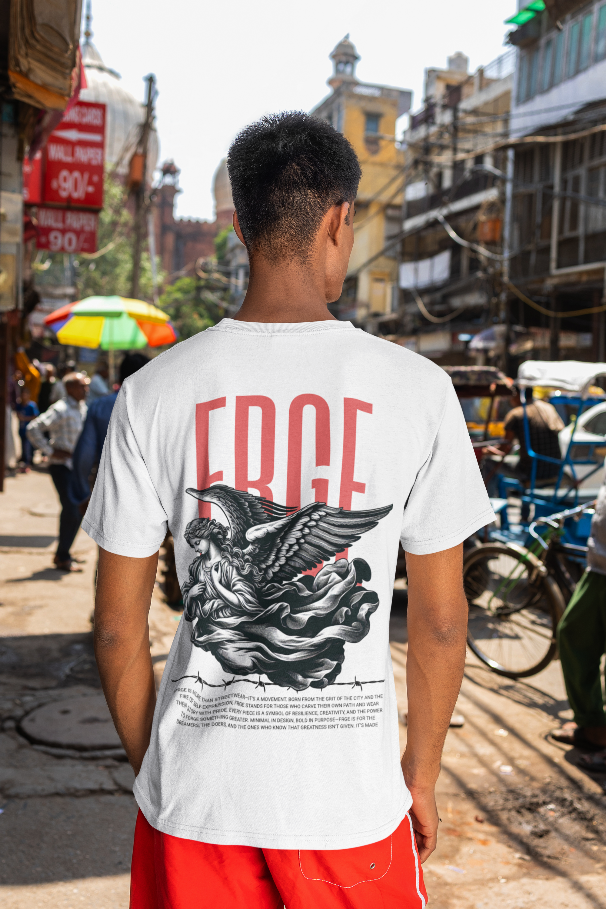 Oversized Tee FRGE Streetwear Blessed T-Shirt FRGE T-Shirt