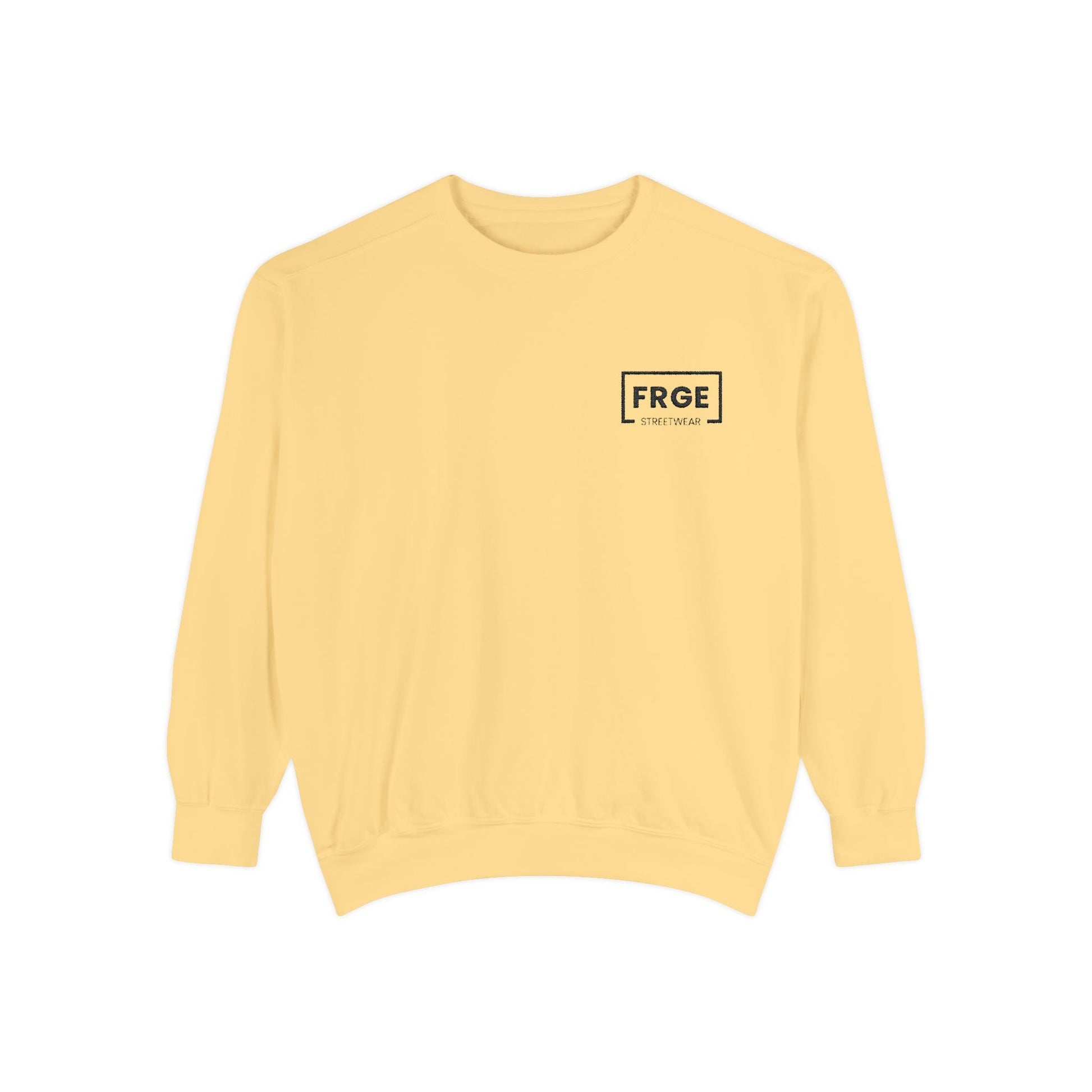 FRGE STREETWEAR - Unisex Garment-Dyed Sweatshirt Printify Sweatshirt