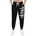 Trendy Athletic Joggers with Bold Graphic Print FRGE All Over Prints