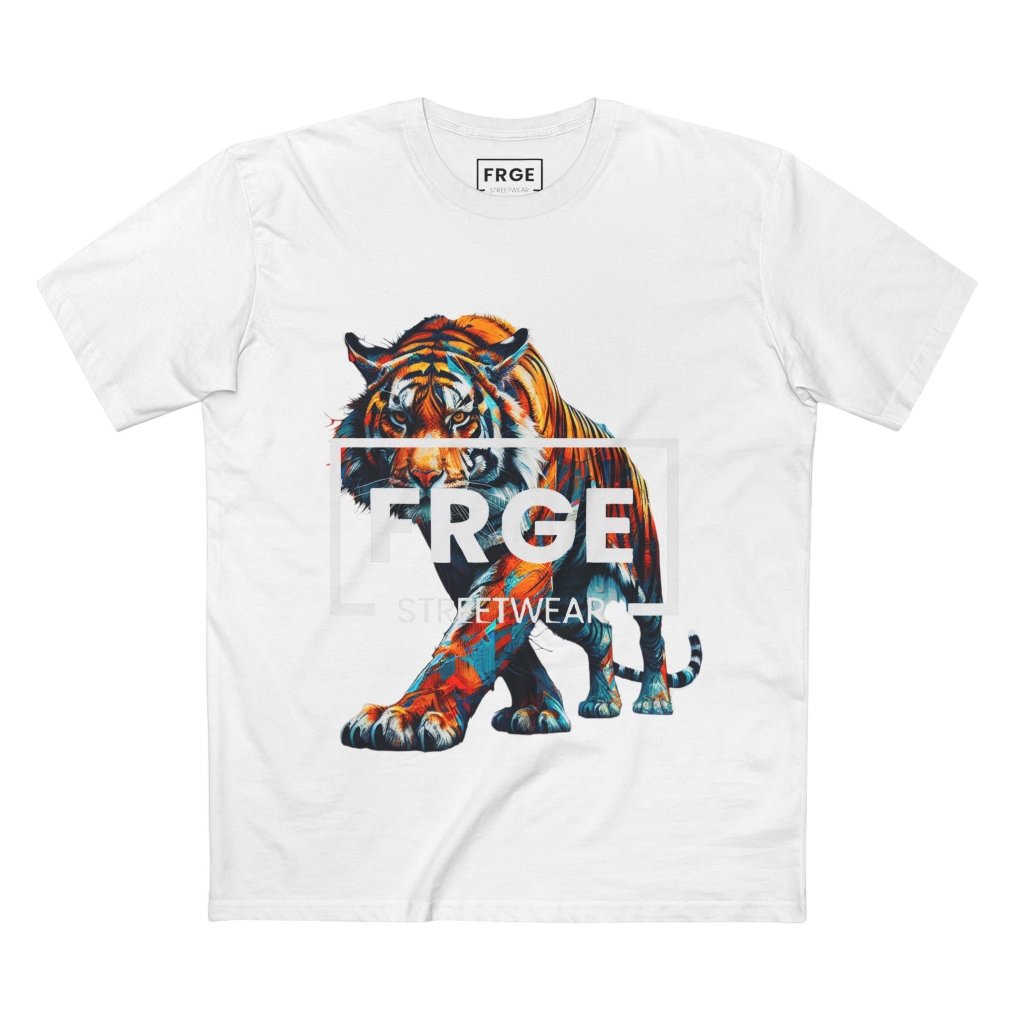 Tee FRGE Streetwear Tiger Shirt Printify T-Shirt