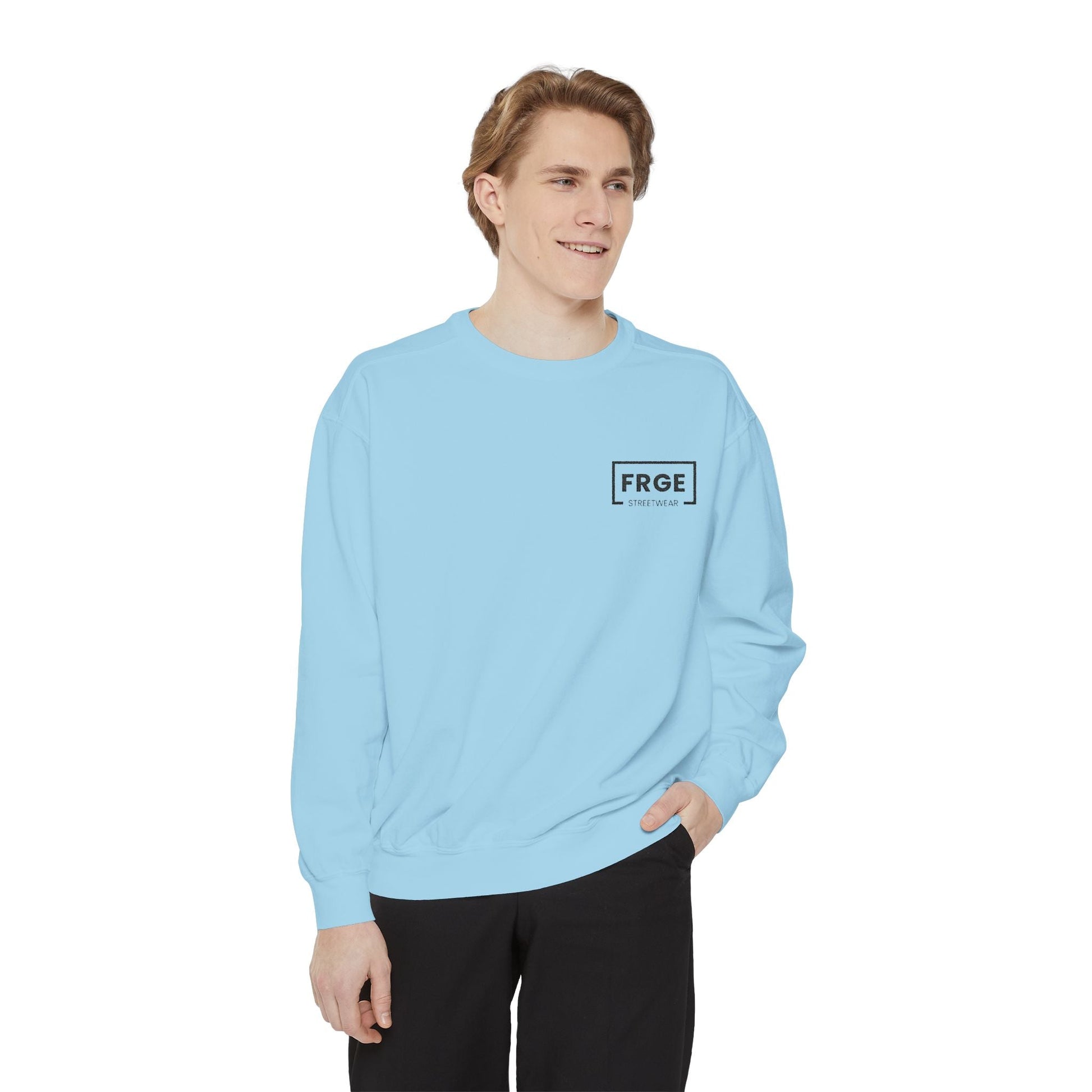 FRGE STREETWEAR - Unisex Garment-Dyed Sweatshirt Printify Sweatshirt