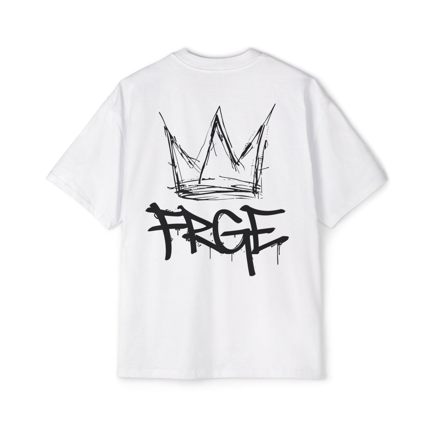 Oversized Tee Streetwear Graffiti Crown Shirt FRGE T-Shirt