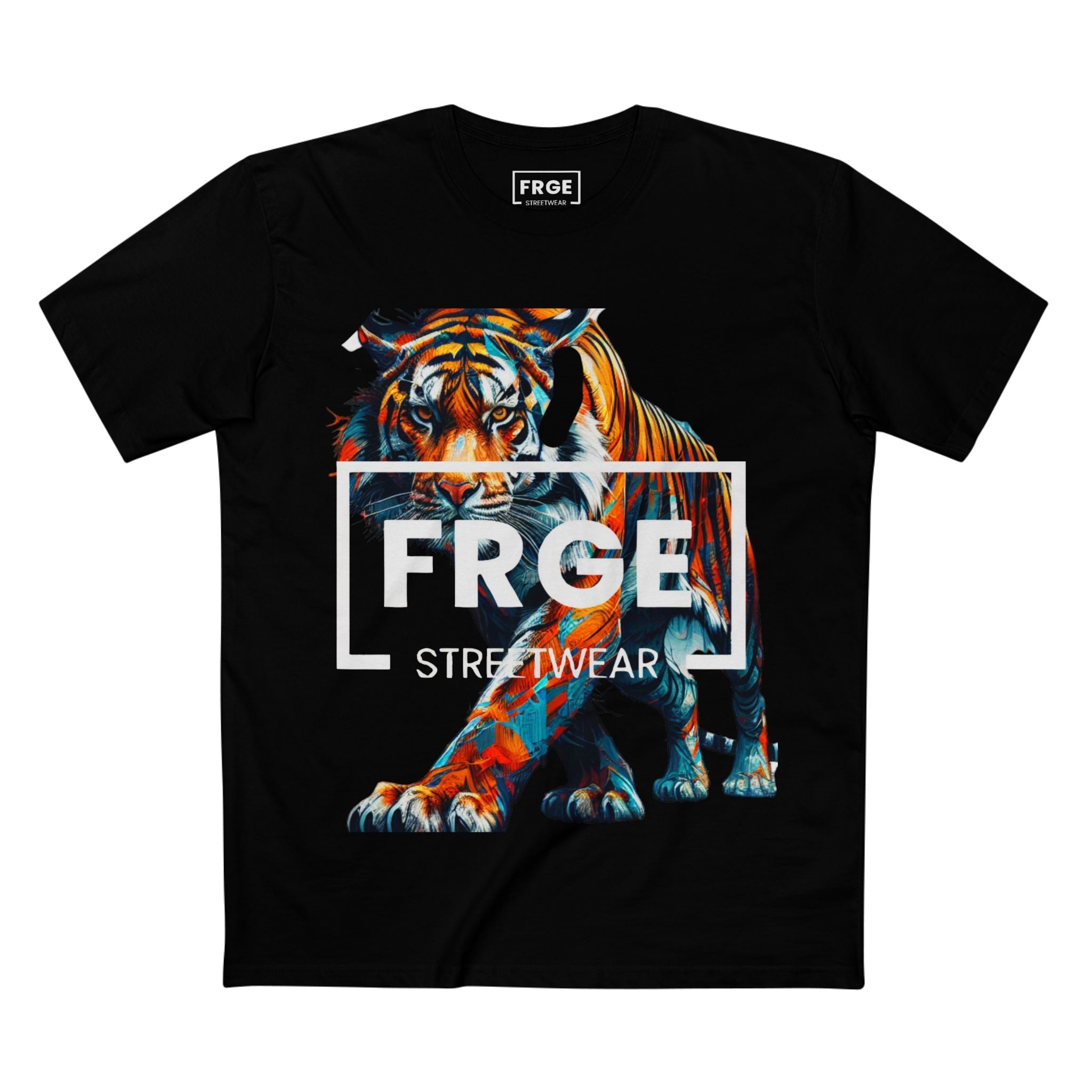Tee FRGE Streetwear Tiger Shirt Printify T-Shirt