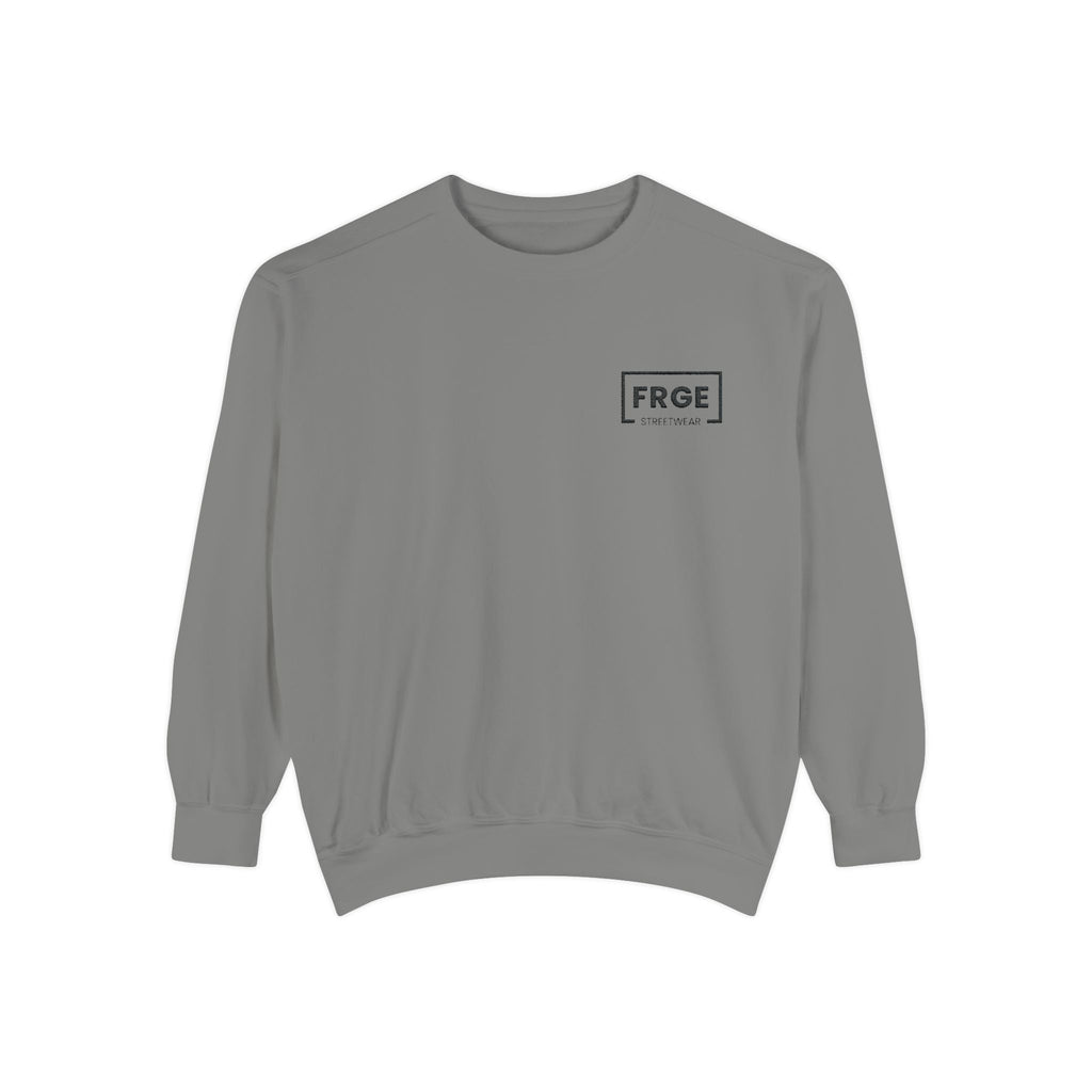 FRGE STREETWEAR - Unisex Garment-Dyed Sweatshirt Printify Sweatshirt
