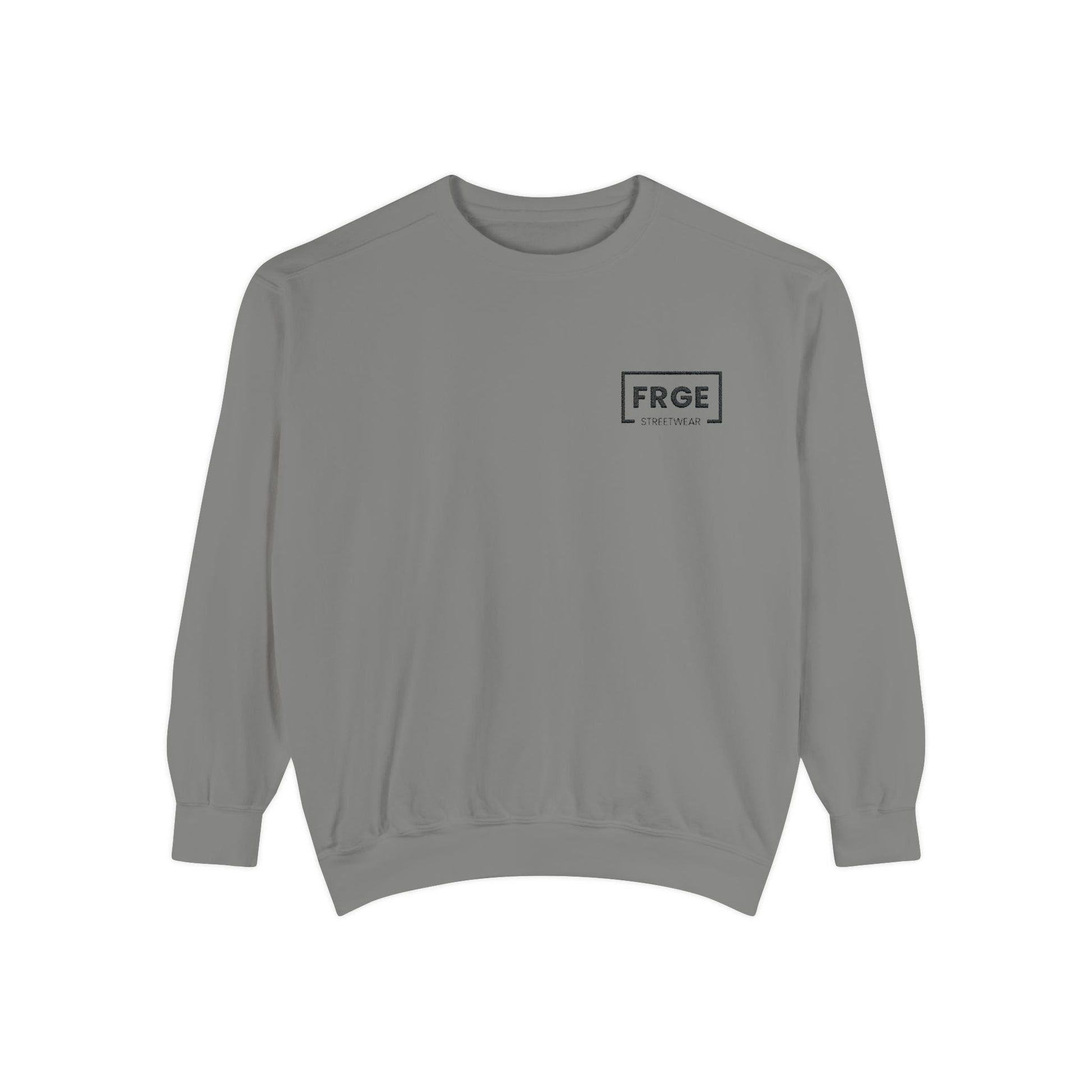 FRGE STREETWEAR - Unisex Garment-Dyed Sweatshirt Printify Sweatshirt