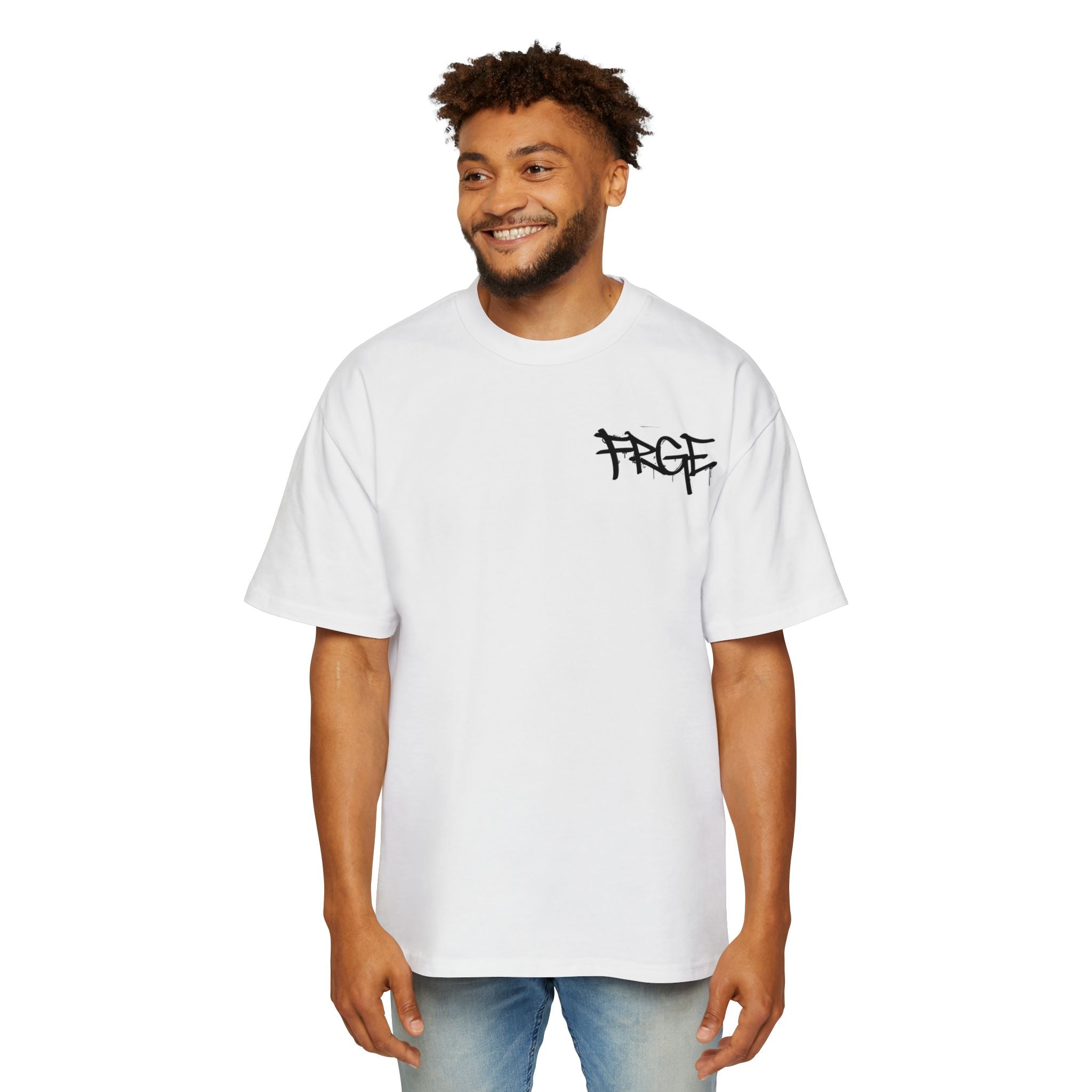 FRGE Oversized Tee Graffiti Crown | Luxury Streetwear