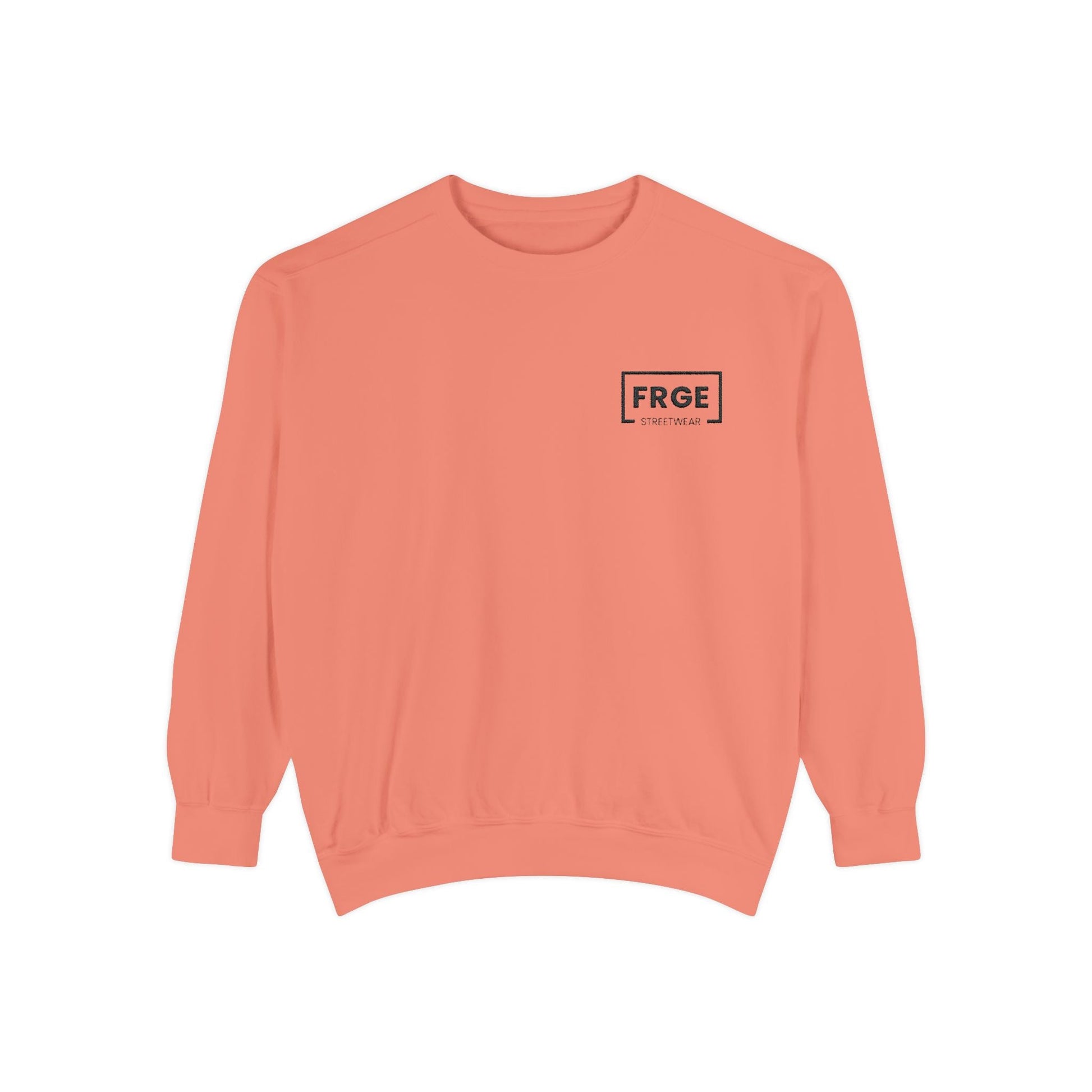 FRGE STREETWEAR - Unisex Garment-Dyed Sweatshirt Printify Sweatshirt