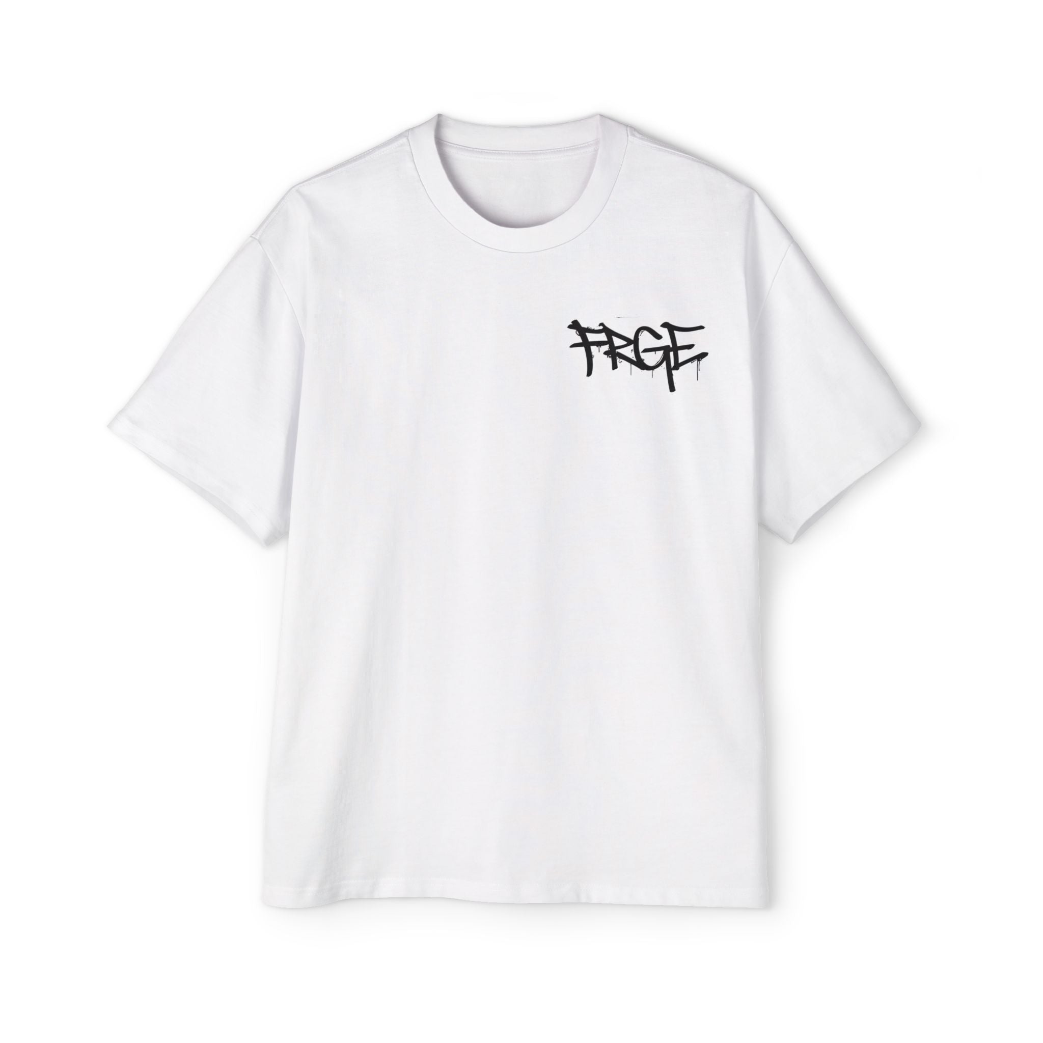 Oversized Tee Streetwear Graffiti Crown Shirt FRGE T-Shirt