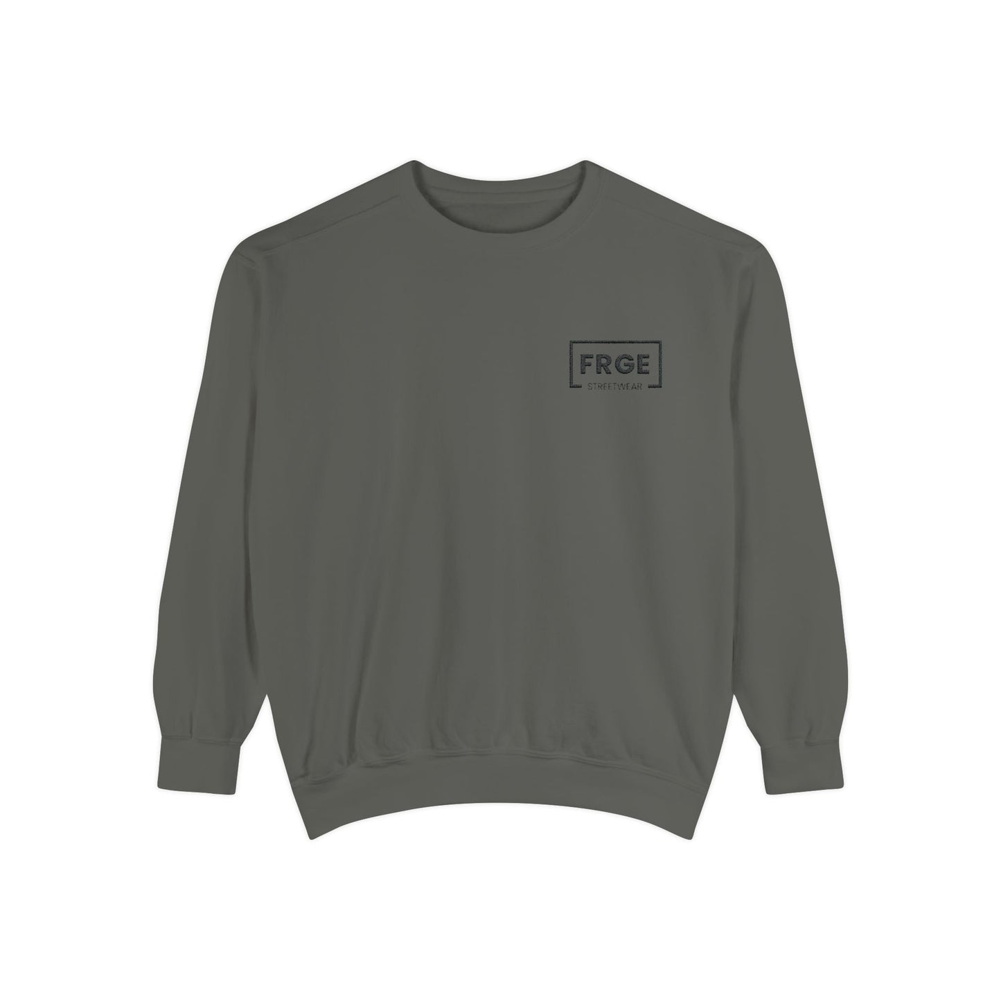 FRGE STREETWEAR - Unisex Garment-Dyed Sweatshirt Printify Sweatshirt