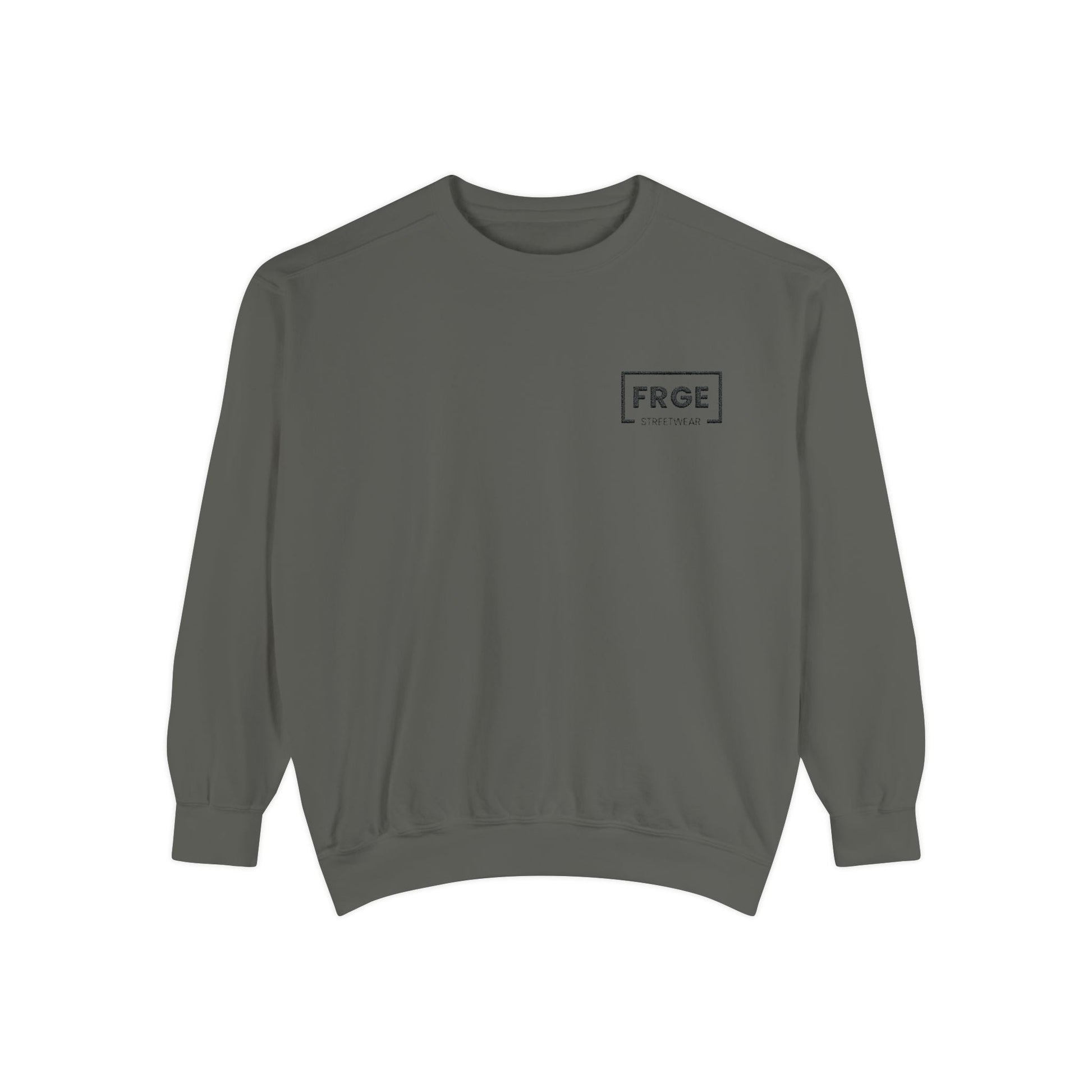FRGE STREETWEAR - Unisex Garment-Dyed Sweatshirt Printify Sweatshirt