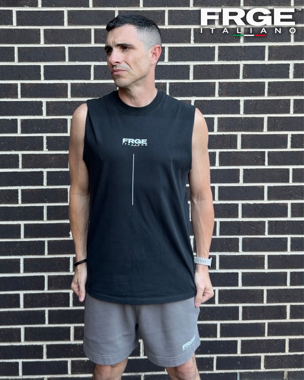 FRGE Linea Muscle Tee - Minimal Line