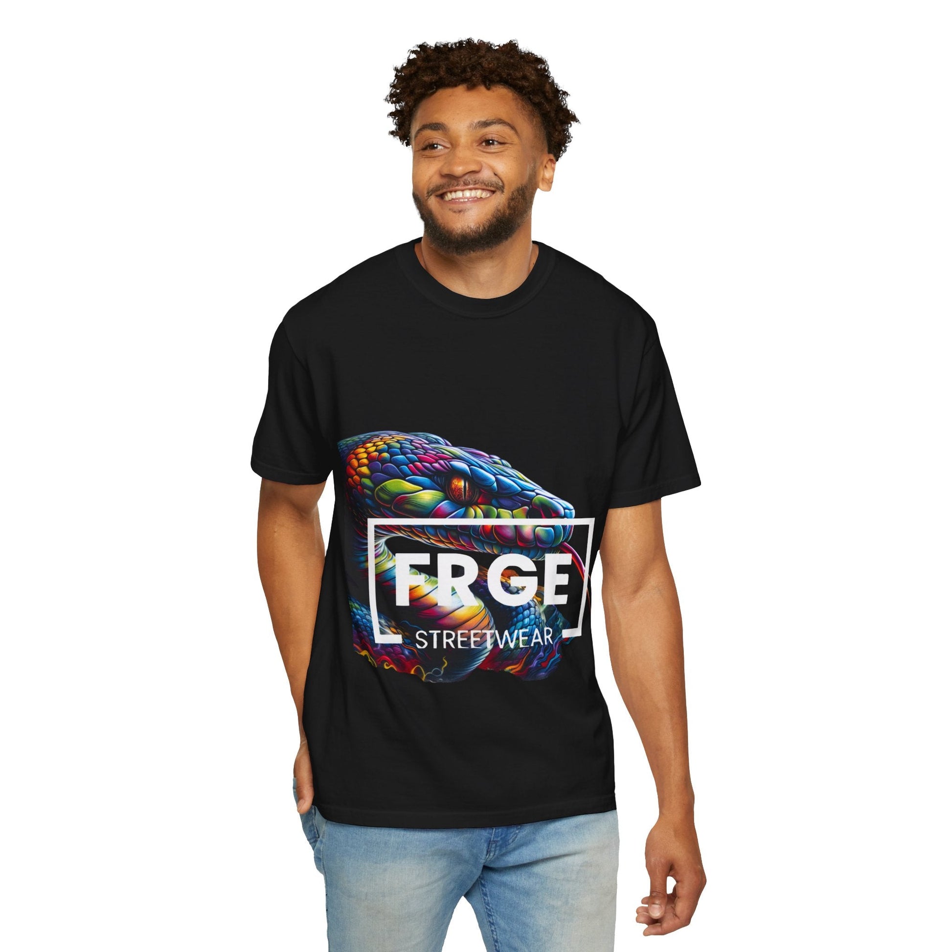Streetwear SNAKE Unisex T-shirt - FRGE Design Printify T-Shirt