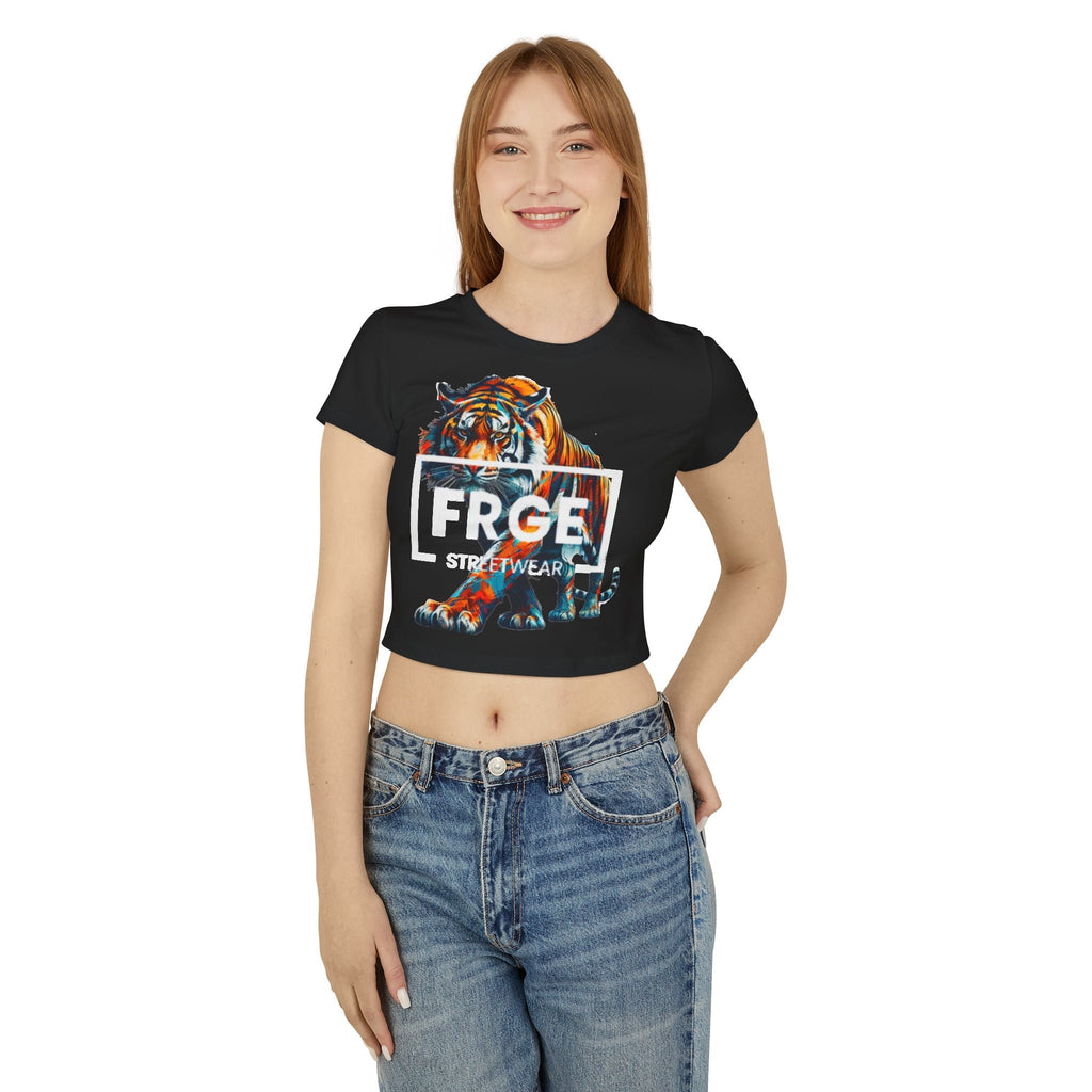 Baby Tee - FRGE Streetwear Graffiti Tiger Shirt for Women FRGE T-Shirt