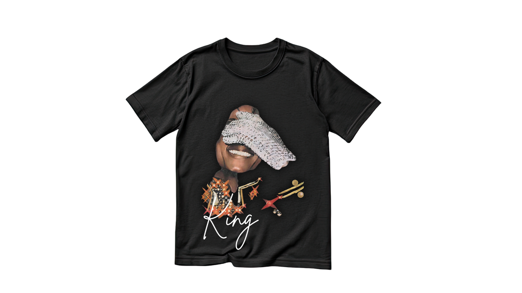 FRGE King Tee - Rhinestone Italian Luxury Streetwear