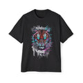 Bold Tiger Graphic Oversized Tee for Men - Stylish Streetwear Printify T-Shirt