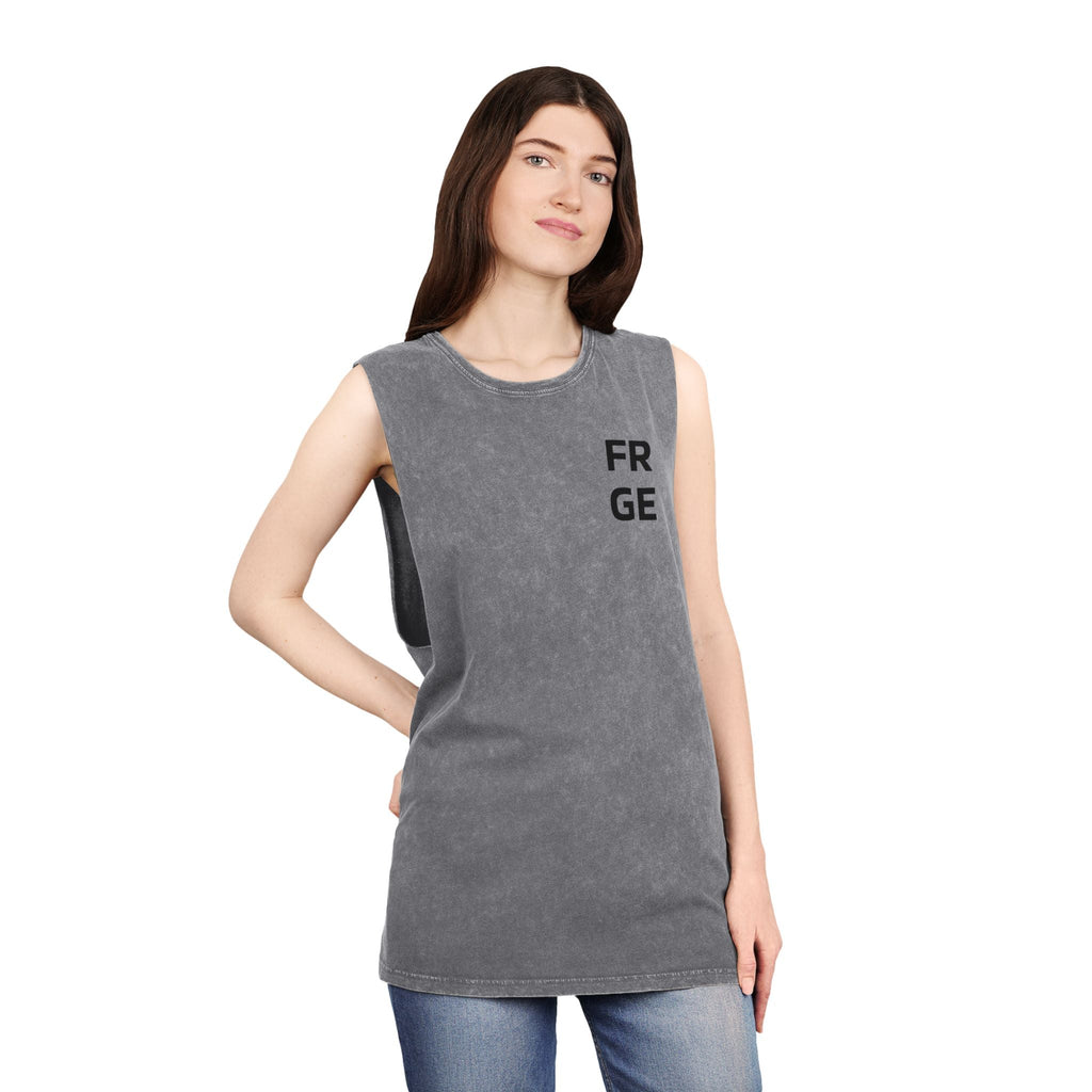 Tank Top FRGE Streetwear Unisex Stonewash Printify Tank Top