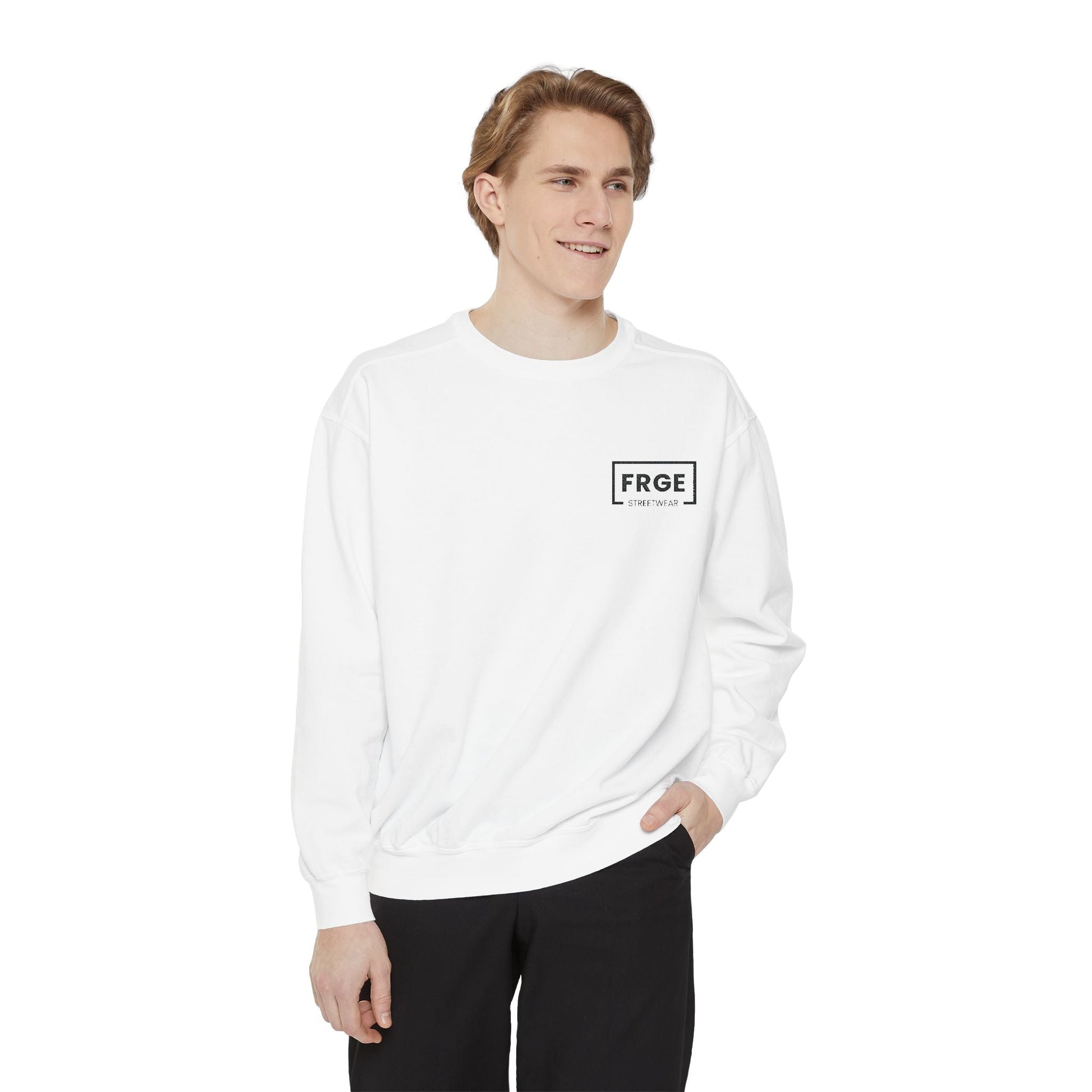 FRGE STREETWEAR - Unisex Garment-Dyed Sweatshirt Printify Sweatshirt