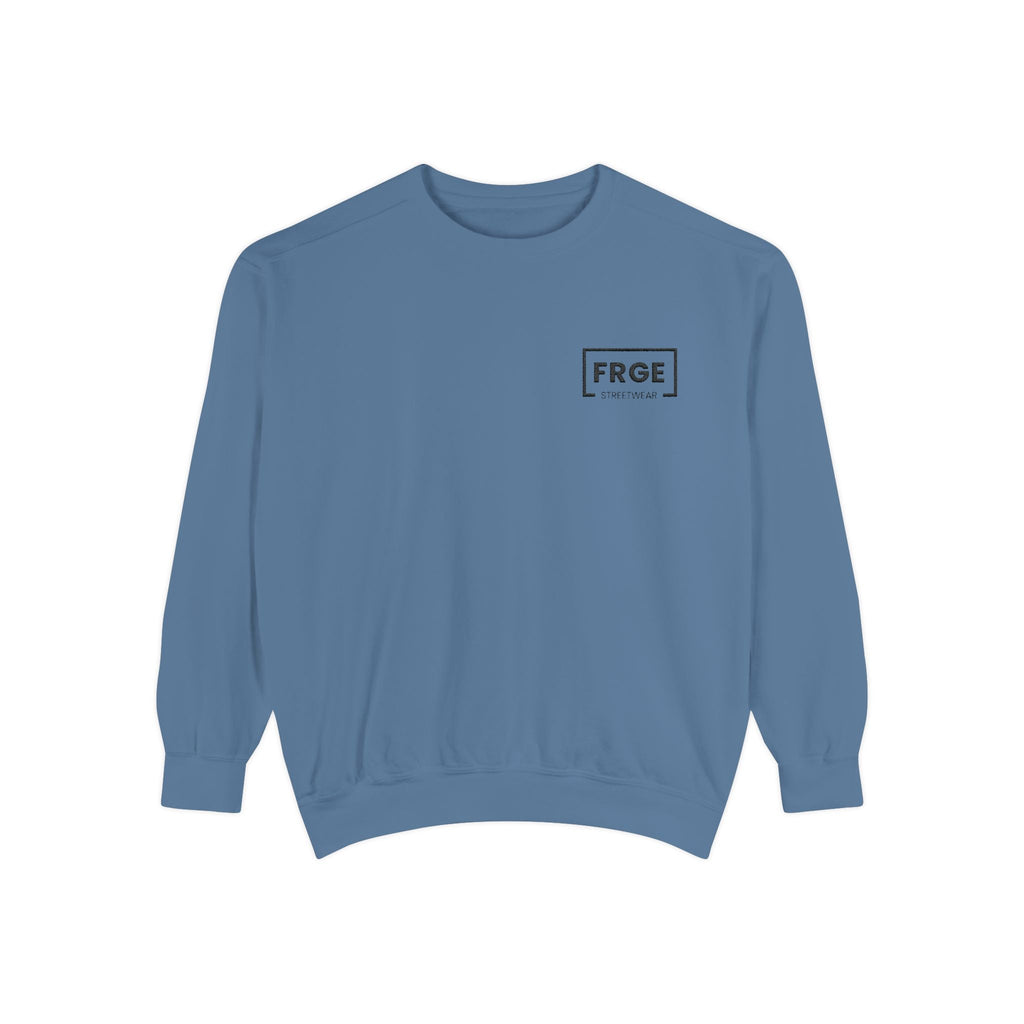 FRGE STREETWEAR - Unisex Garment-Dyed Sweatshirt Printify Sweatshirt