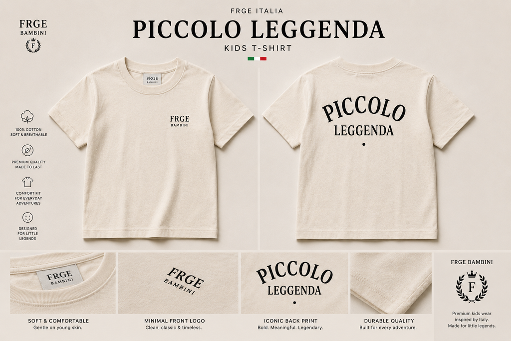 PICCOLO LEGGENDA Kids Tee – FRGE Bambini