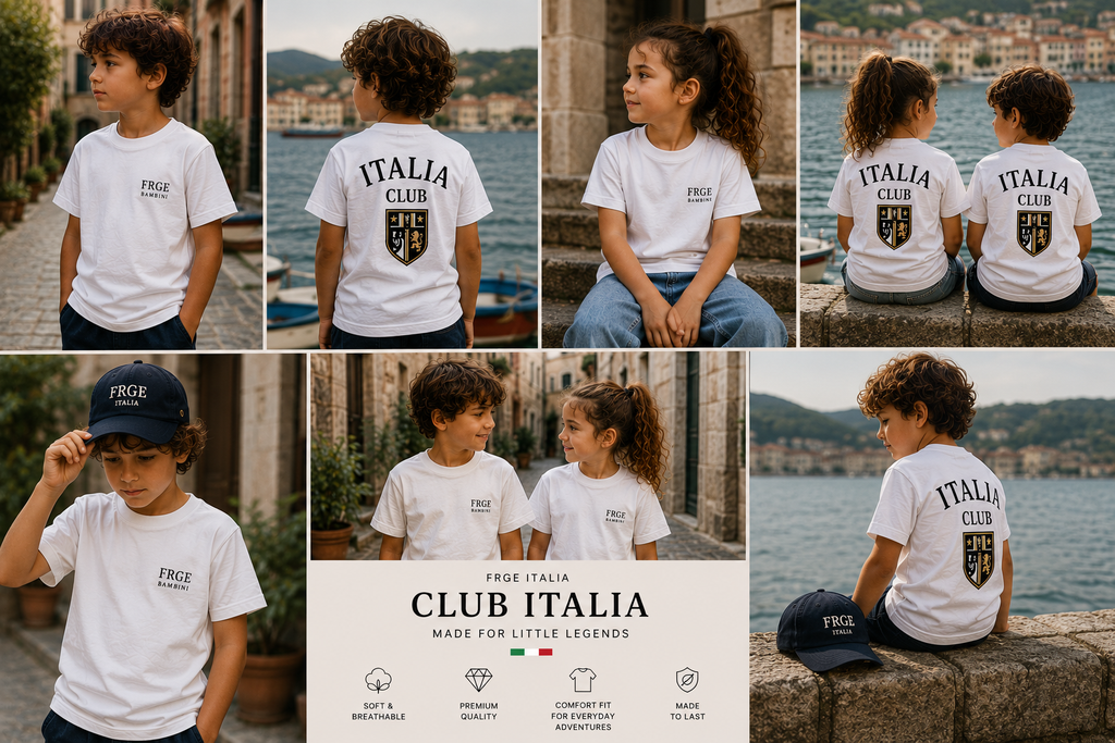 CLUB ITALIA Kids Tee – FRGE Bambini