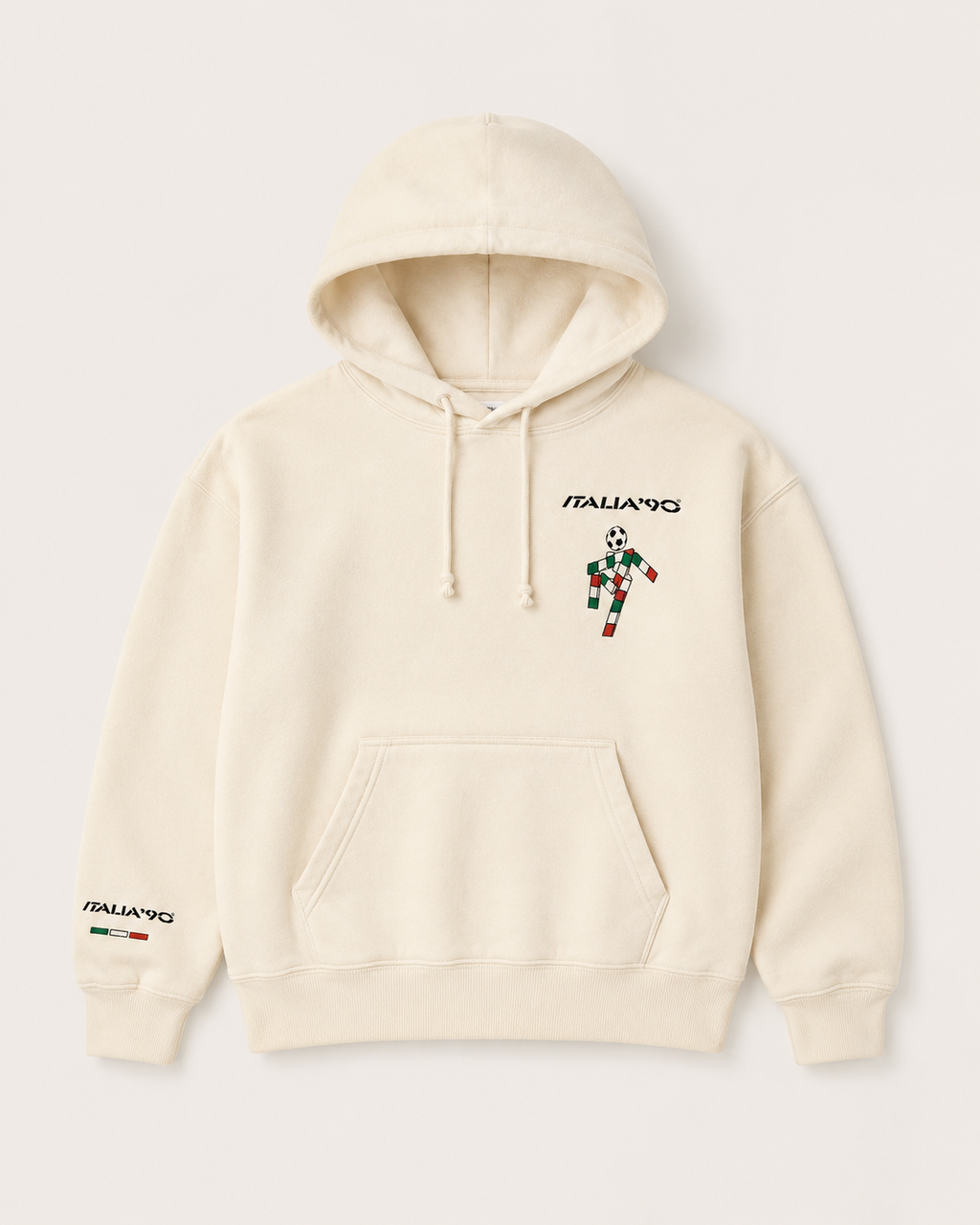 ITALIA ’90 Youth Hoodie – Cream