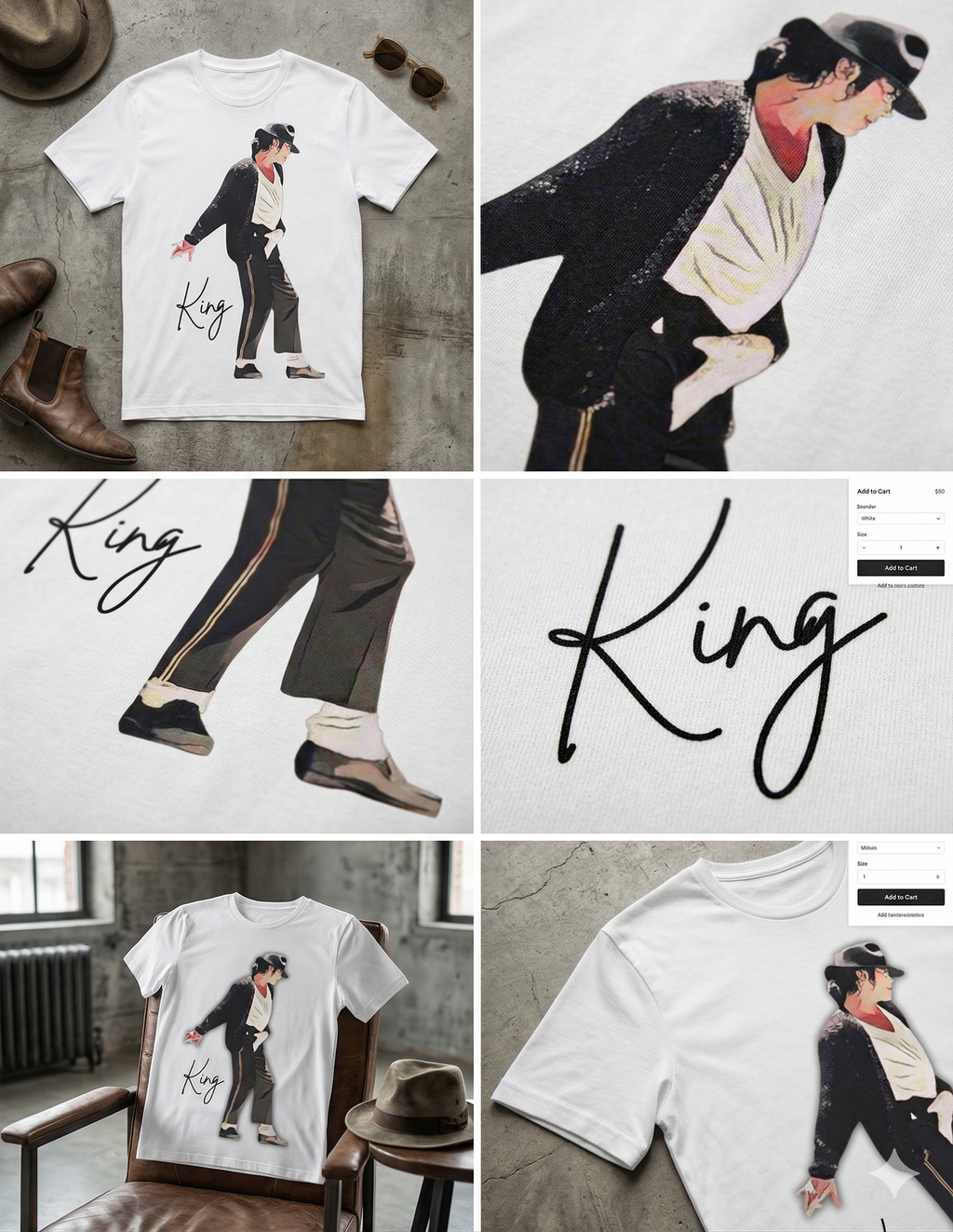 FRGE King Tribute Tee - Luxury Streetwear Graphic