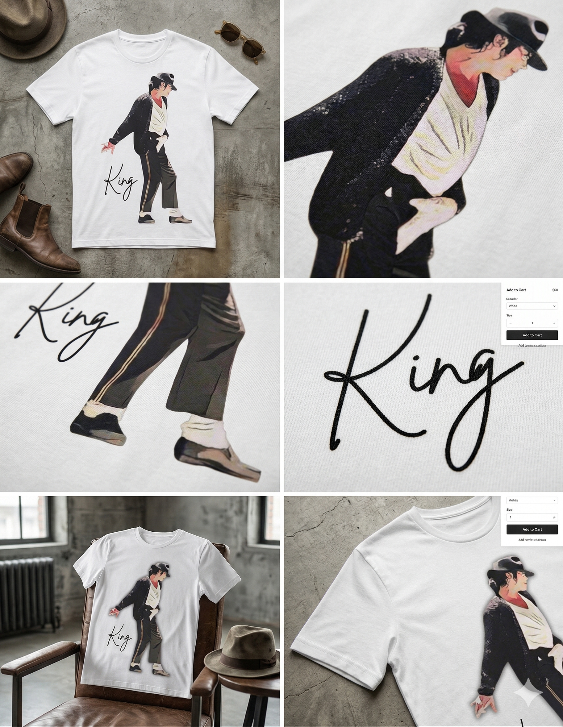 FRGE King Tribute Tee - Luxury Streetwear Graphic