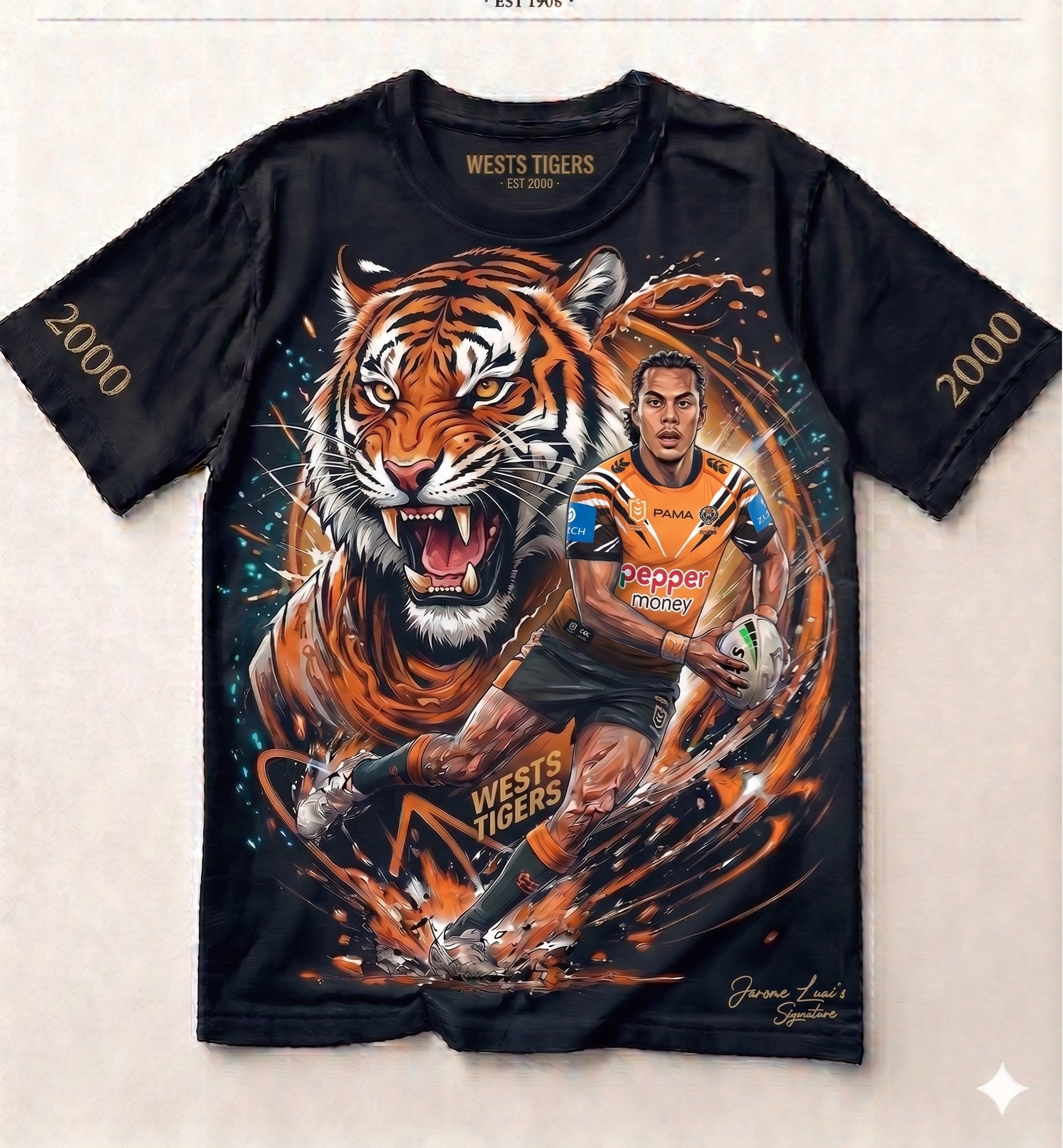 Wests Tigers Commemorative Graphic Tee