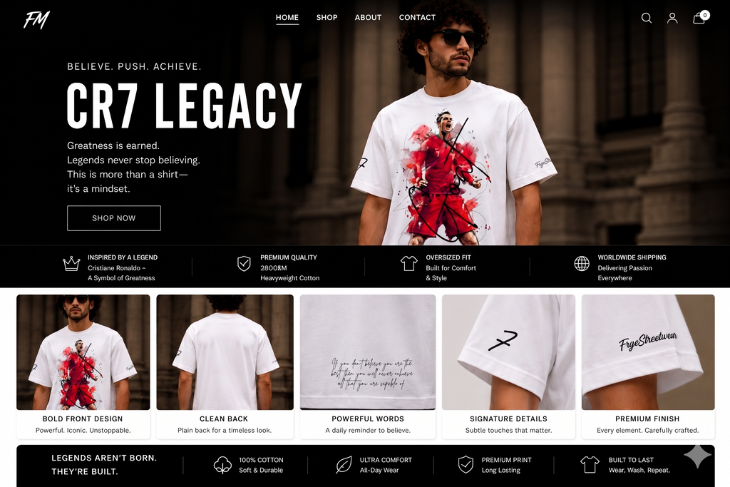 FRGE CR7 Legacy Tee - Women