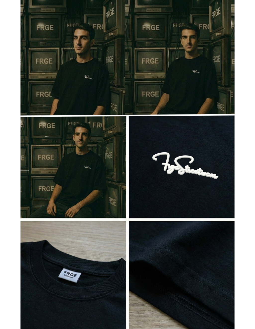 FRGE Minima Tee - Luxury Oversized Streetwear