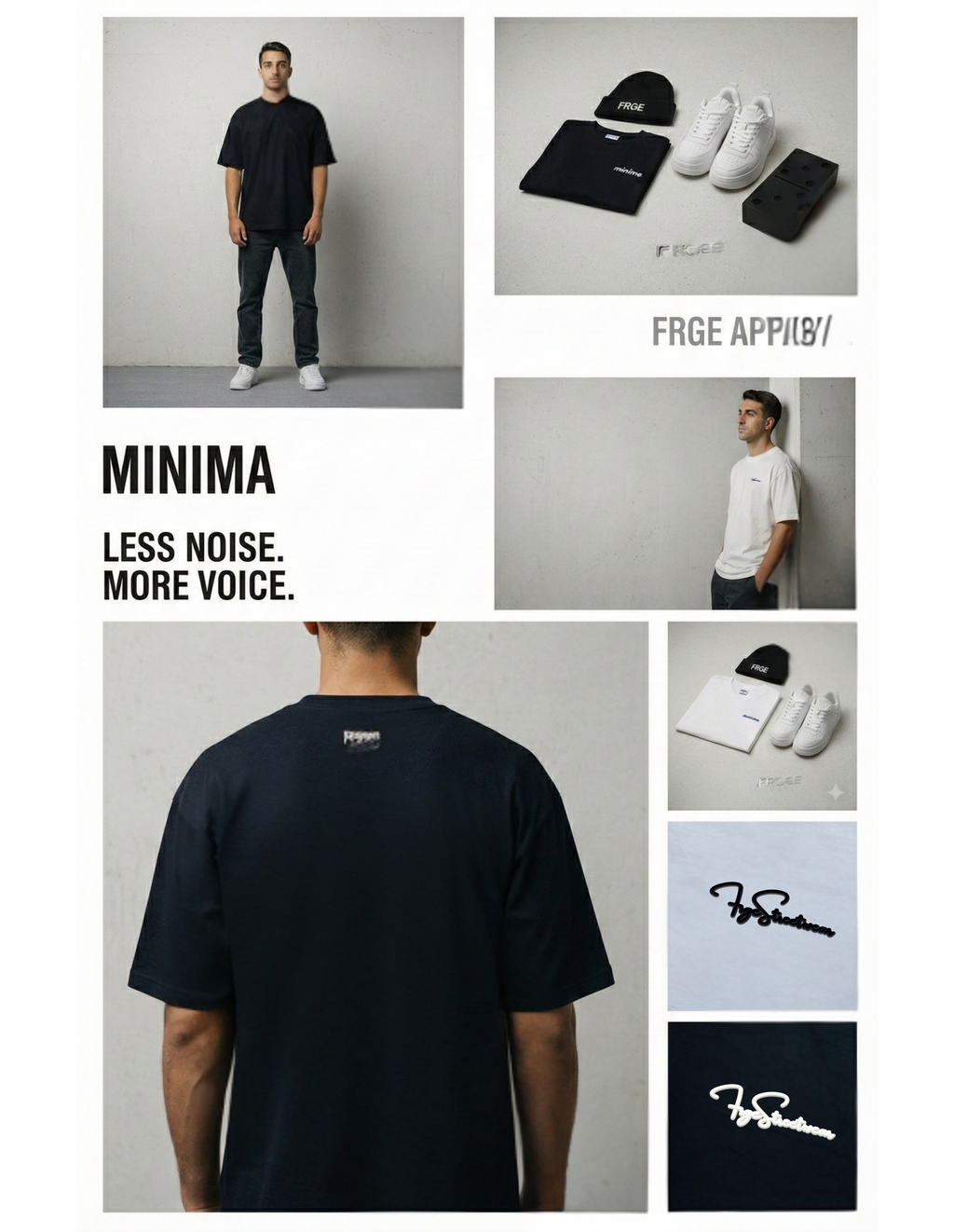 FRGE MINIMA T-Shirt – Luxury Minimalist Streetwear